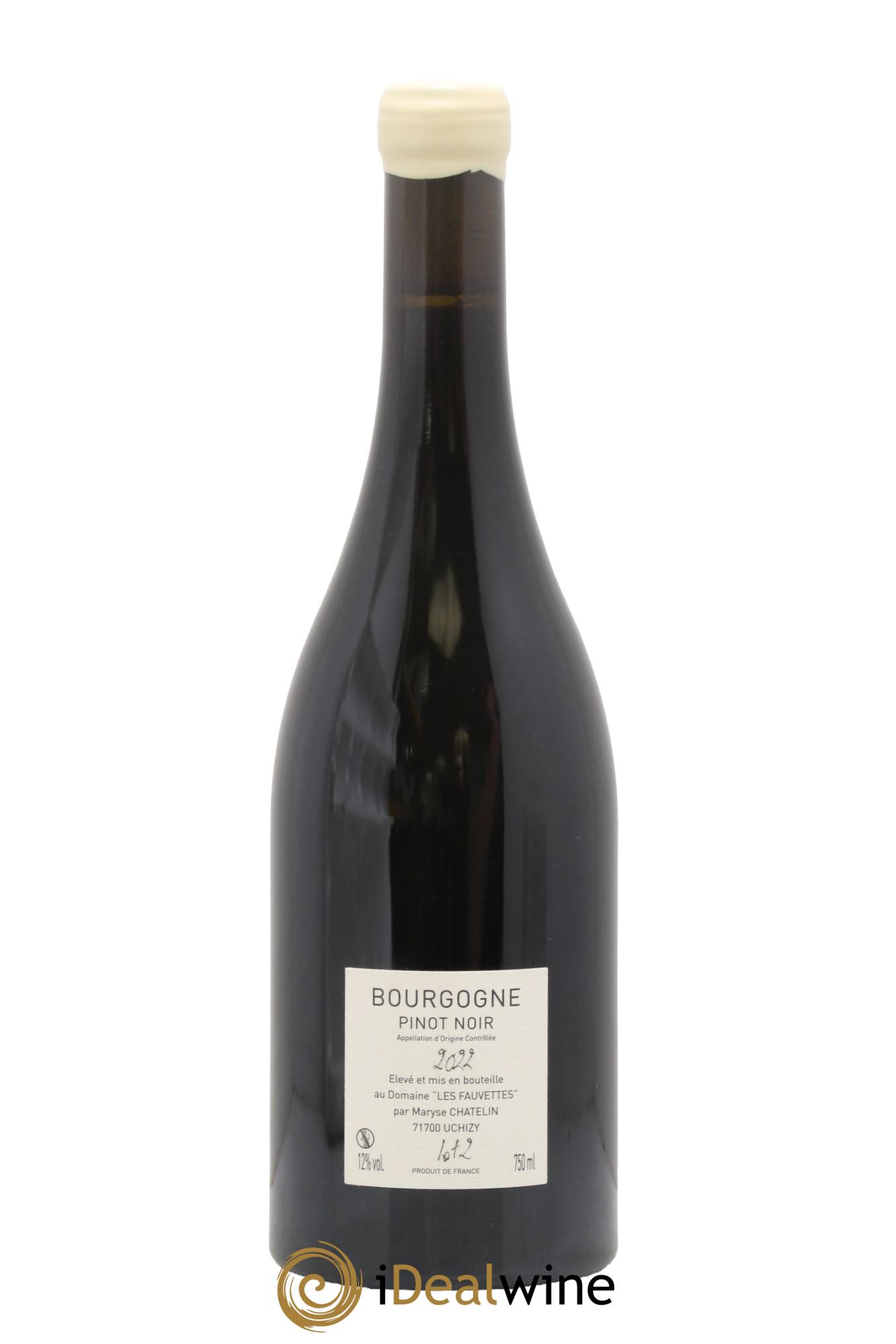 Bourgogne De L'Aube À L'Aube Les Fauvettes (Domaine) 2022 - Lot de 1 bouteille - 1