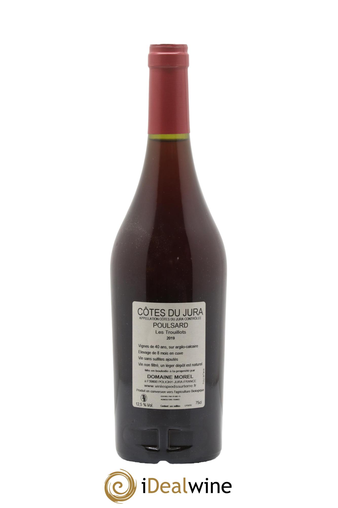 Côtes du Jura Poulsard - Les Trouillots Valentin Morel 2019 - Lot of 1 bottle - 1