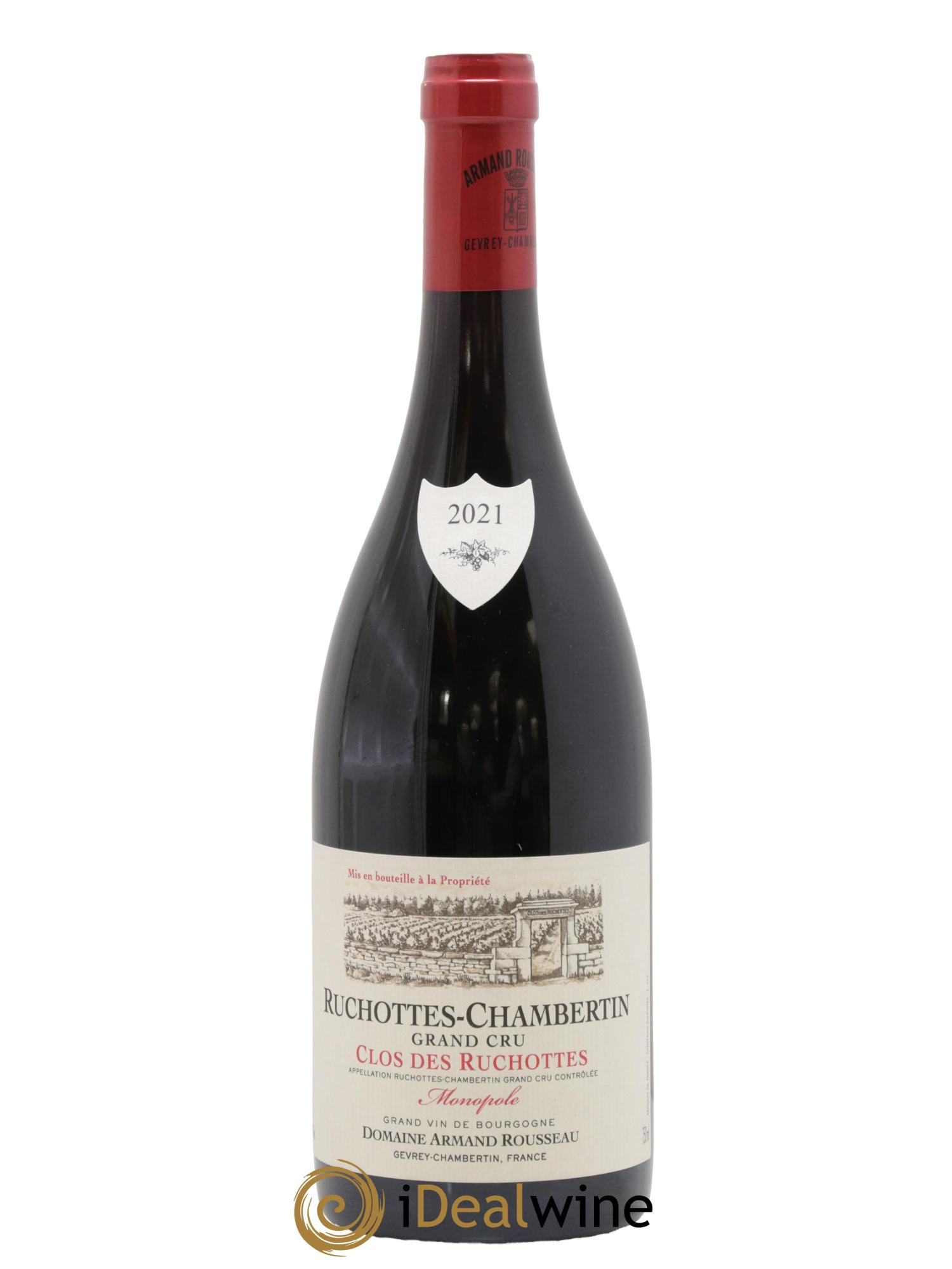 Ruchottes-Chambertin Grand Cru Clos des Ruchottes Armand Rousseau (Domaine) 2021 - Lot de 1 bouteille - 0