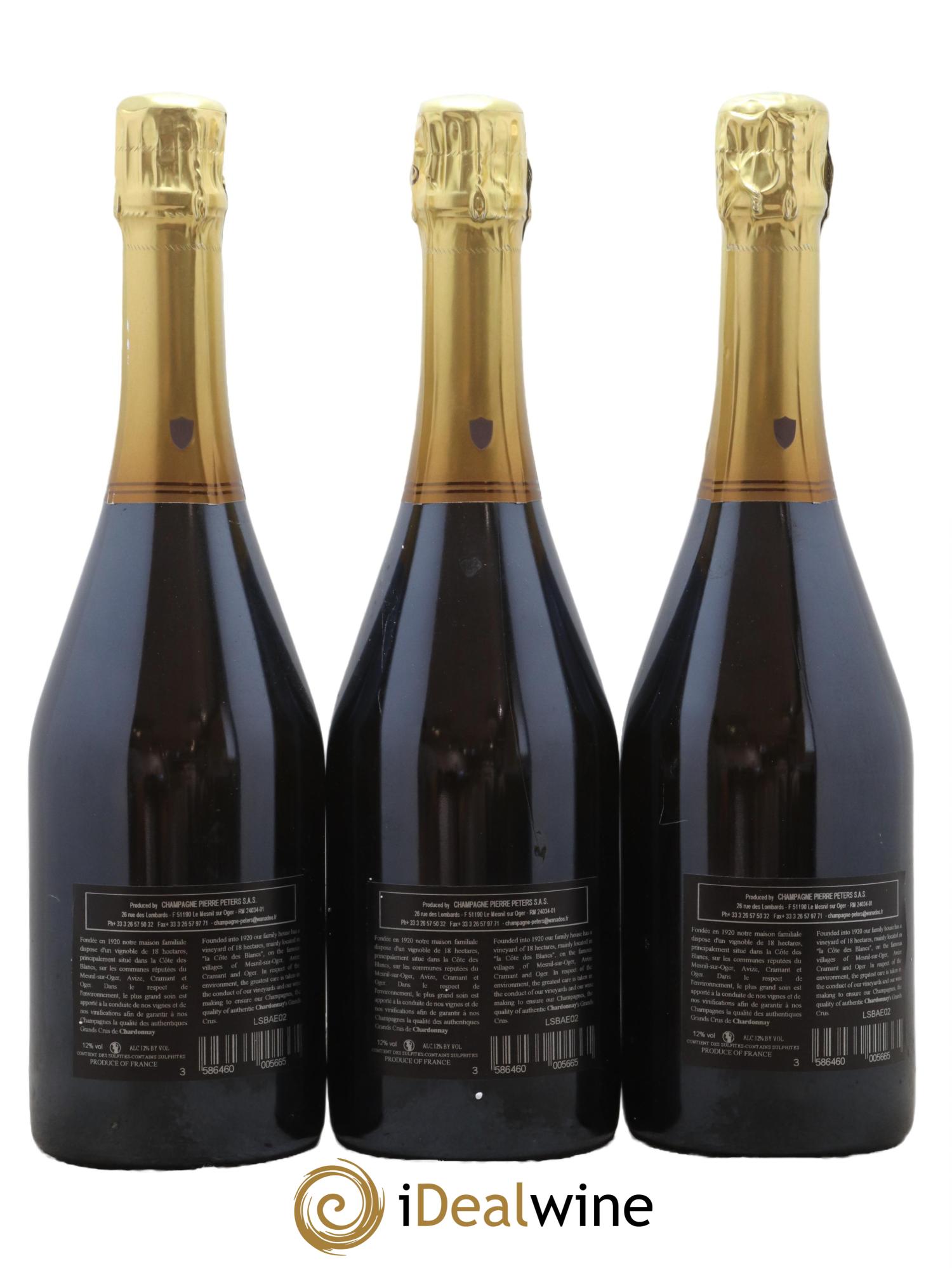 Cuvée Spéciale les Chétillons Blanc de Blancs Brut Pierre Péters 2004 - Lot de 3 bouteilles - 1