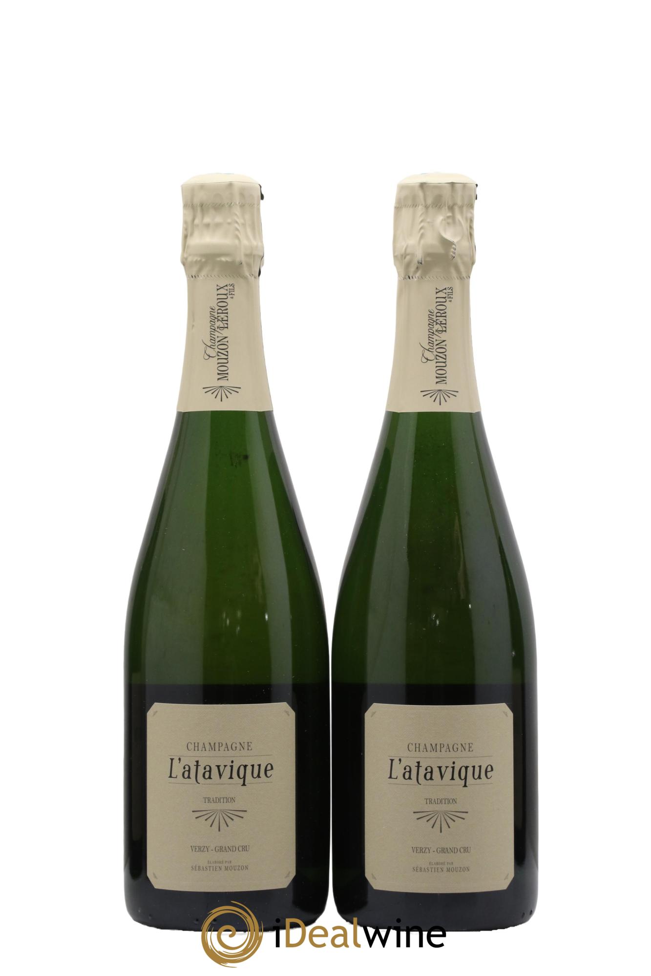 Champagne Verzy Grand Cru Atavique Maison Mouzon-Leroux - Lot de 2 bouteilles - 0