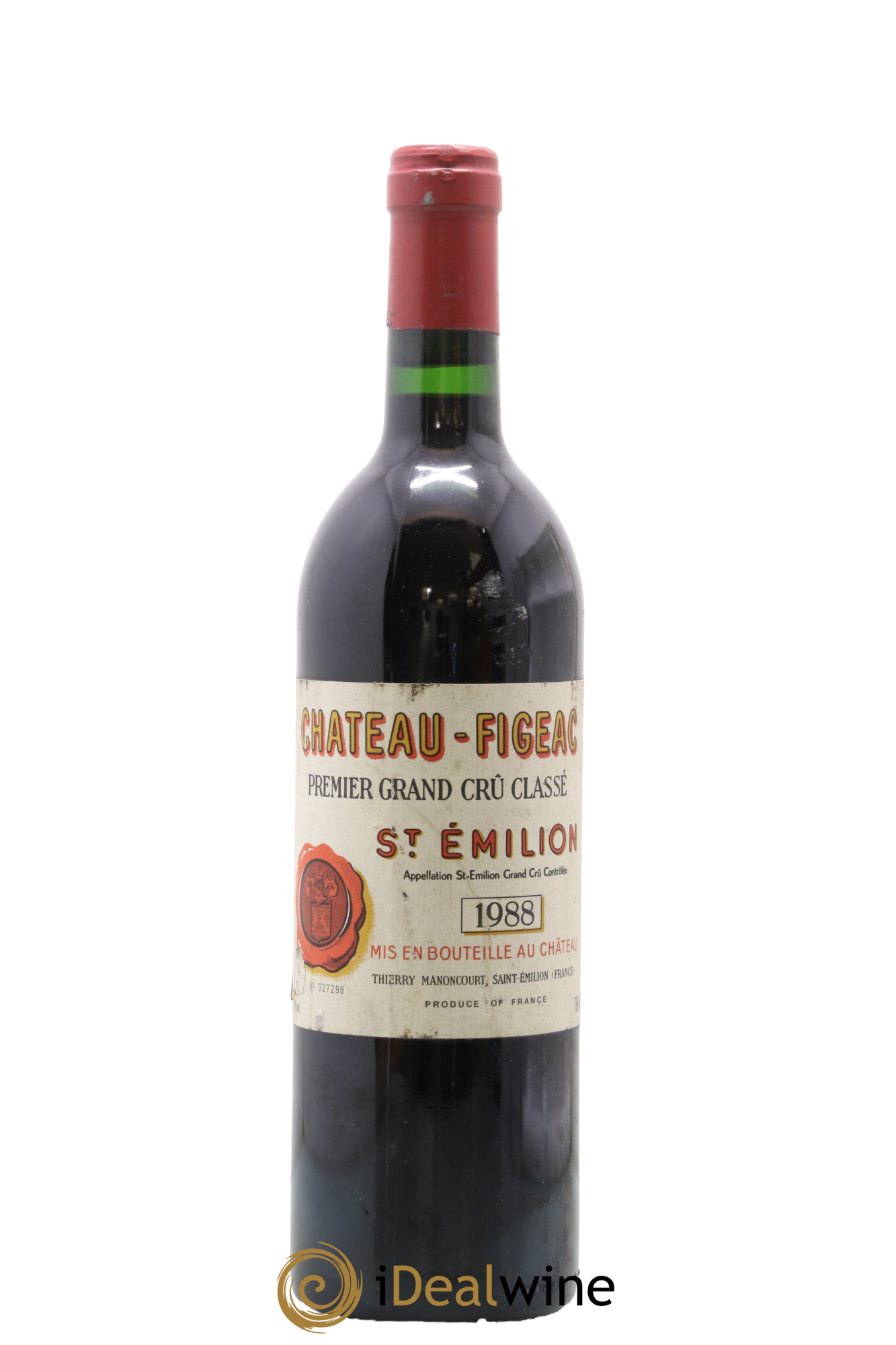 Château Figeac 1er Grand Cru Classé A 1988 - Posten von 1 Flasche - 0