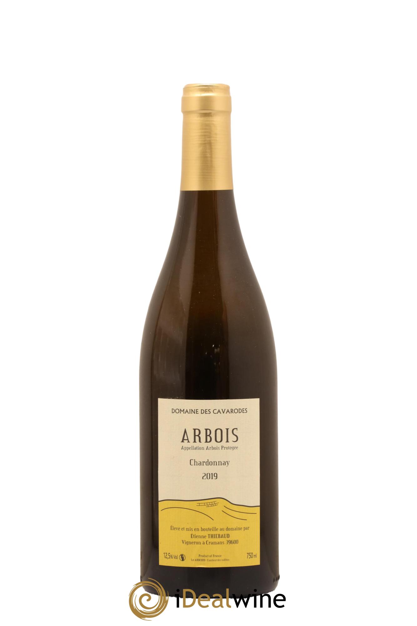 Arbois Chardonnay Cavarodes (Domaine des) - Etienne Thiébaud 2019 - Lot de 1 bouteille - 0