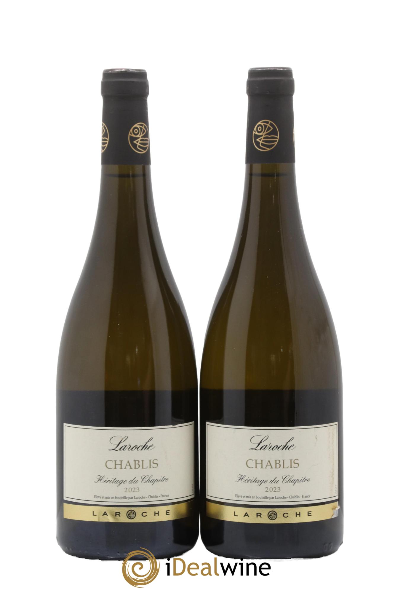 Chablis Héritage du Chapitre Domaine Laroche 2023 - Lot de 2 bouteilles - 0