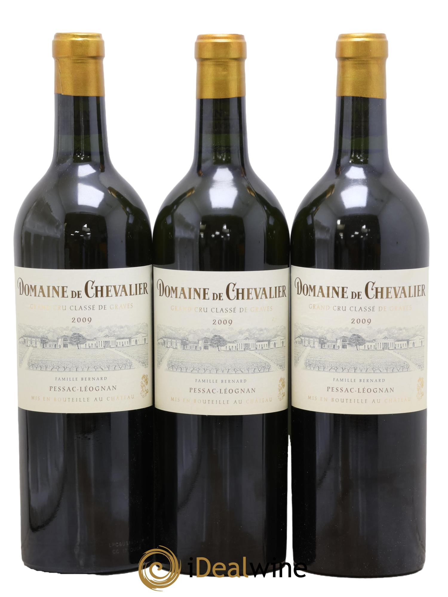 Domaine de Chevalier Cru Classé de Graves 2009 - Lot de 3 bouteilles - 0