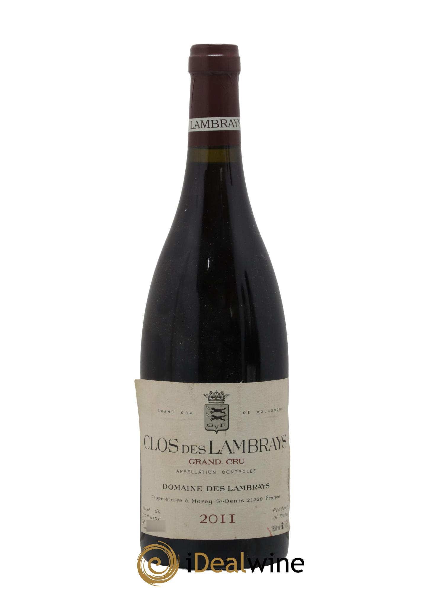 Clos des Lambrays Grand Cru Domaine des Lambrays 2011 - Lot de 1 bouteille - 0