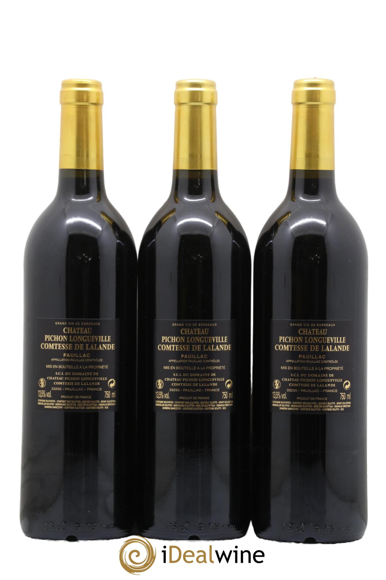 Château Pichon Longueville Comtesse de Lalande 2ème Grand Cru Classé 2016 - Lotto di 6 bottiglie - 2