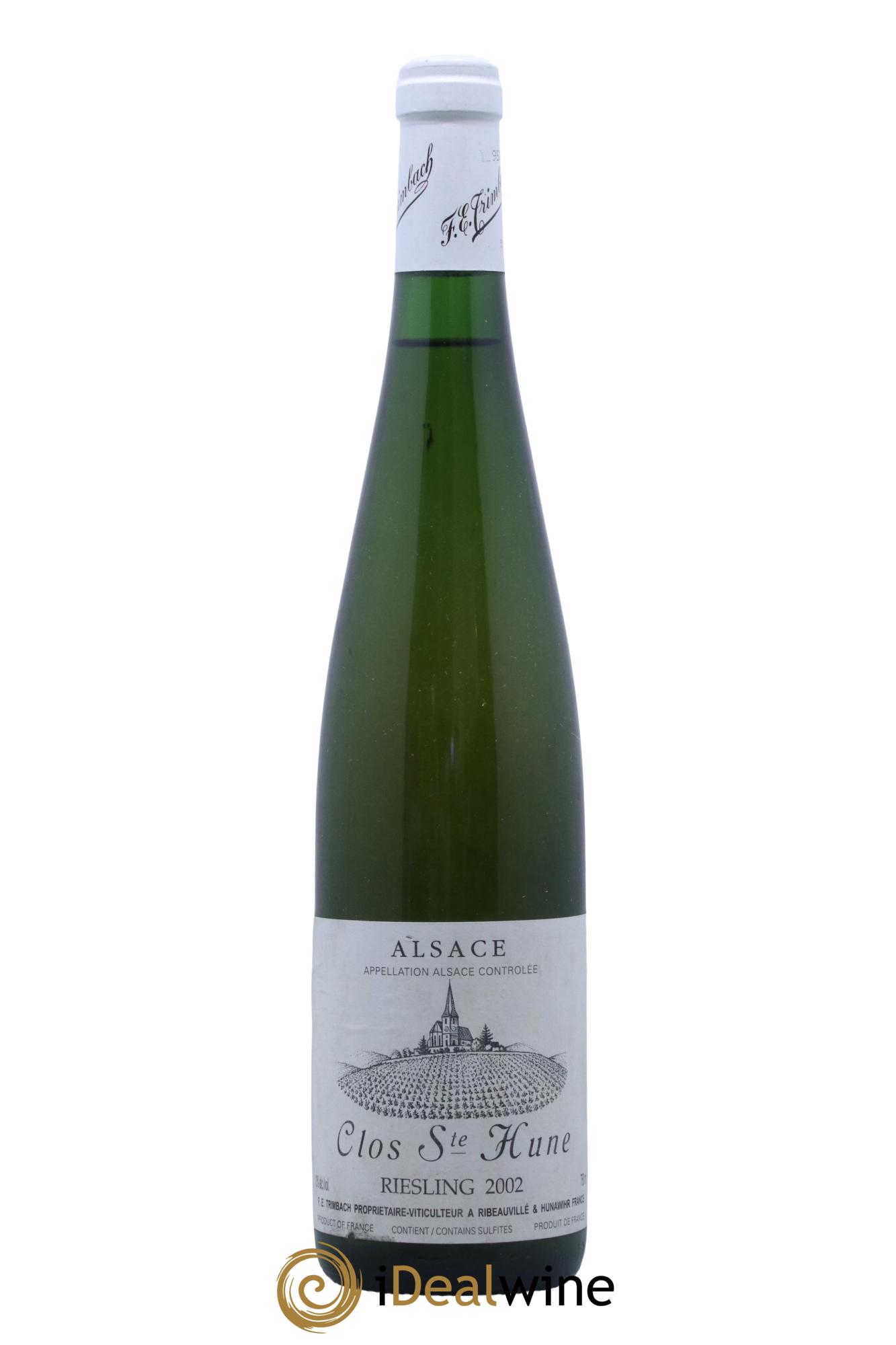 Alsace Riesling Clos Sainte-Hune Trimbach (Domaine) 2002 - Posten von 1 Flasche - 0