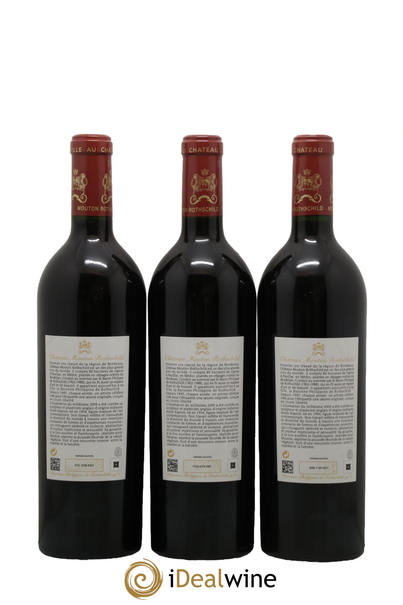 Château Mouton Rothschild 1er Grand Cru Classé 2009 - Lot de 6 bouteilles - 4