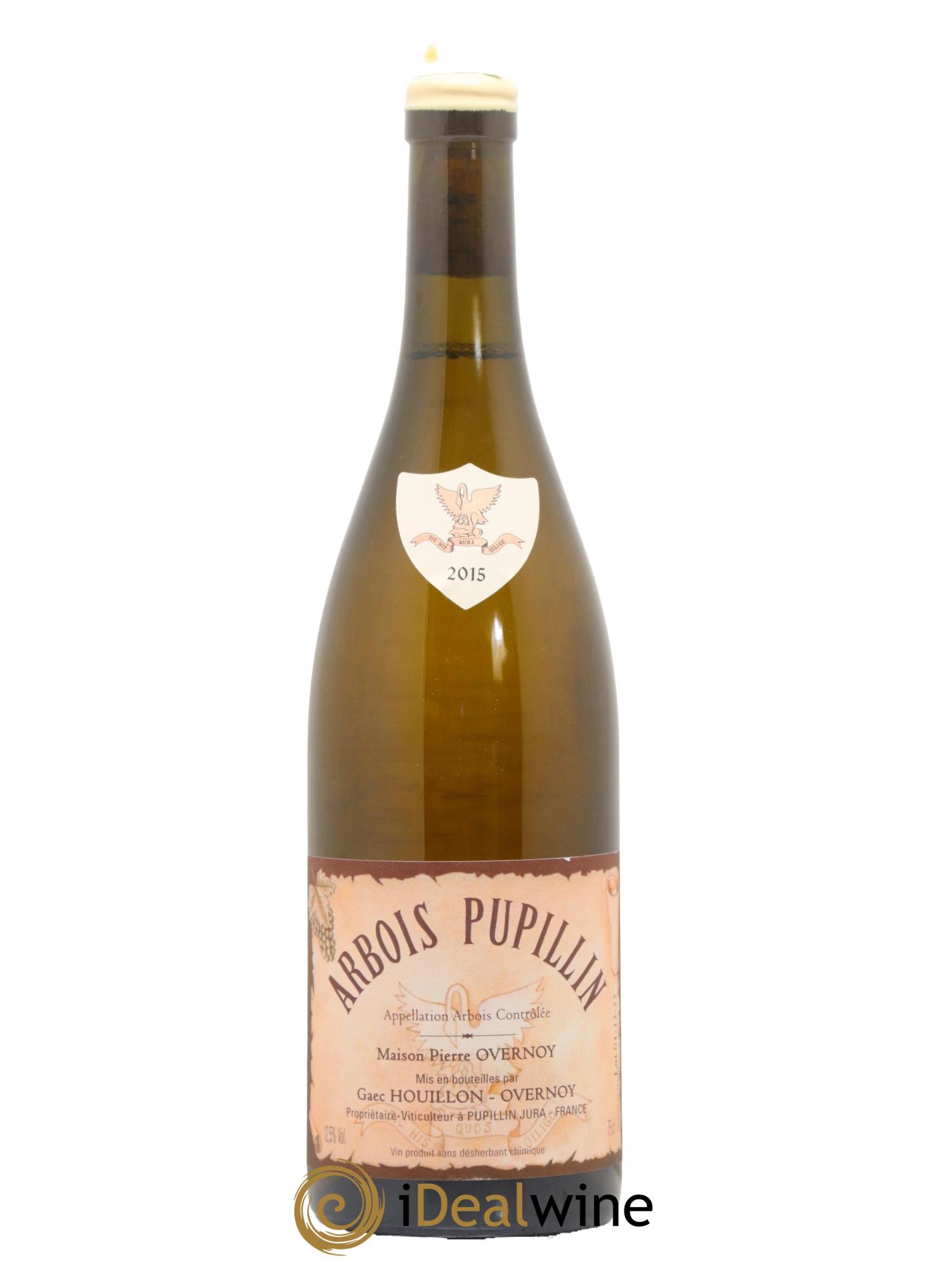 Arbois Pupillin Chardonnay élevage prolongé (cire blanche) Overnoy-Houillon (Domaine) 2015 - Lot of 1 bottle - 0