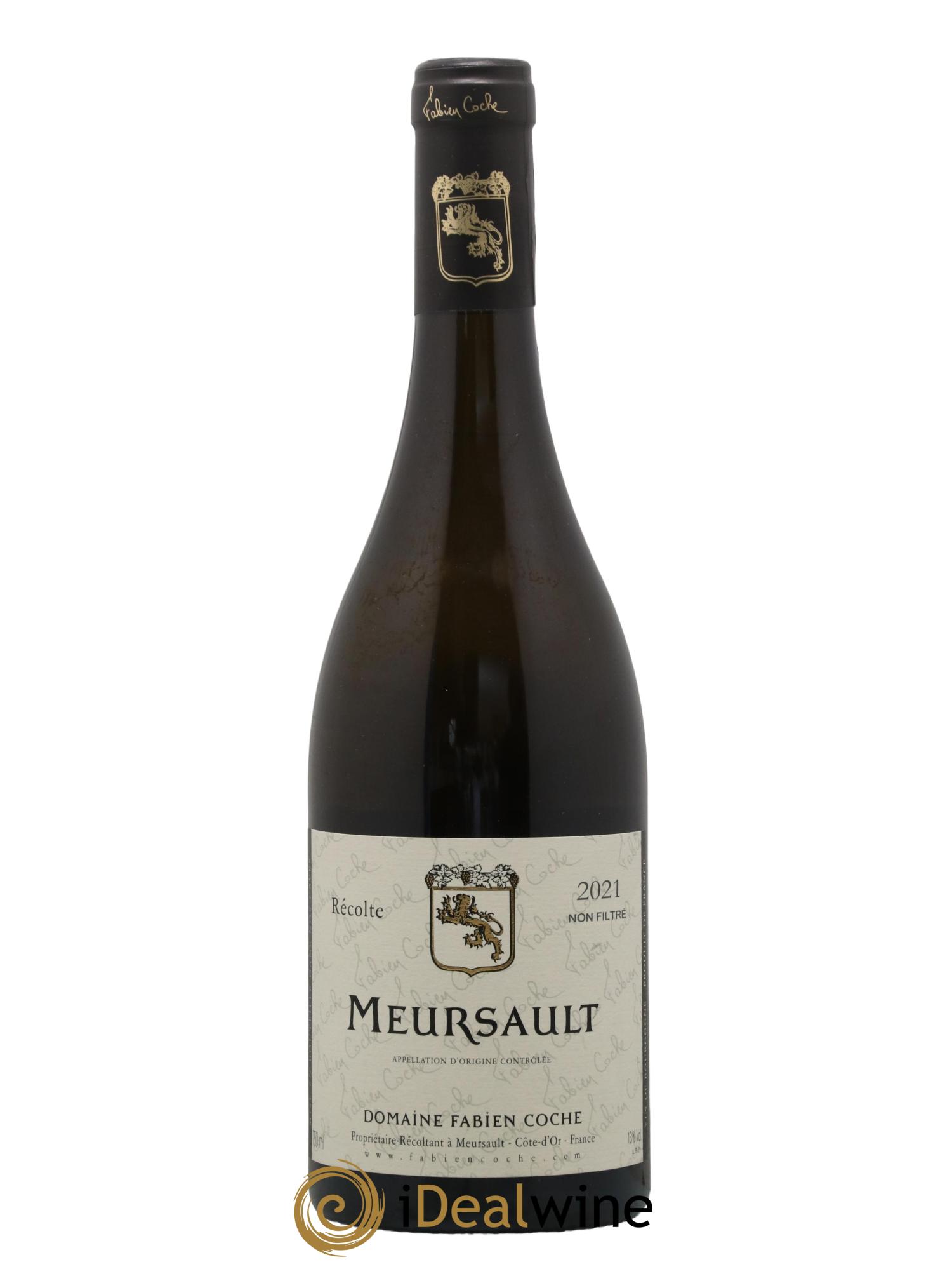 Meursault Fabien Coche 2021 - Lot de 1 bouteille - 0