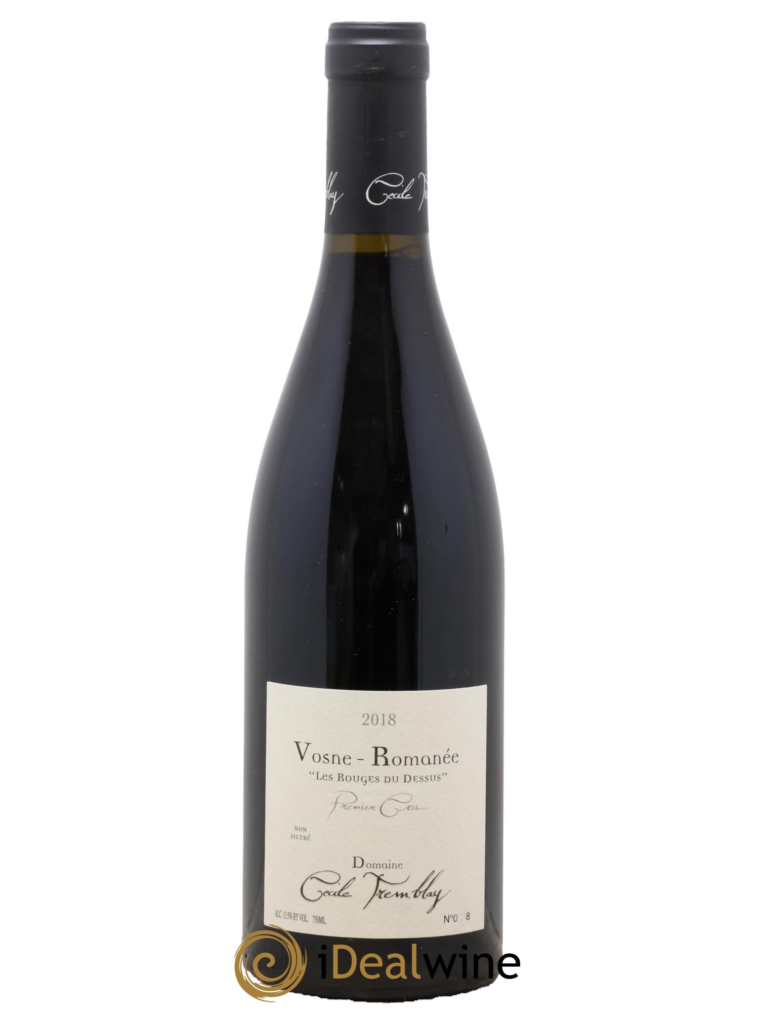 Vosne-Romanée 1er Cru Les Rouges Du Dessus Cécile Tremblay 2018 - Lotto di 1 bottiglia - 0