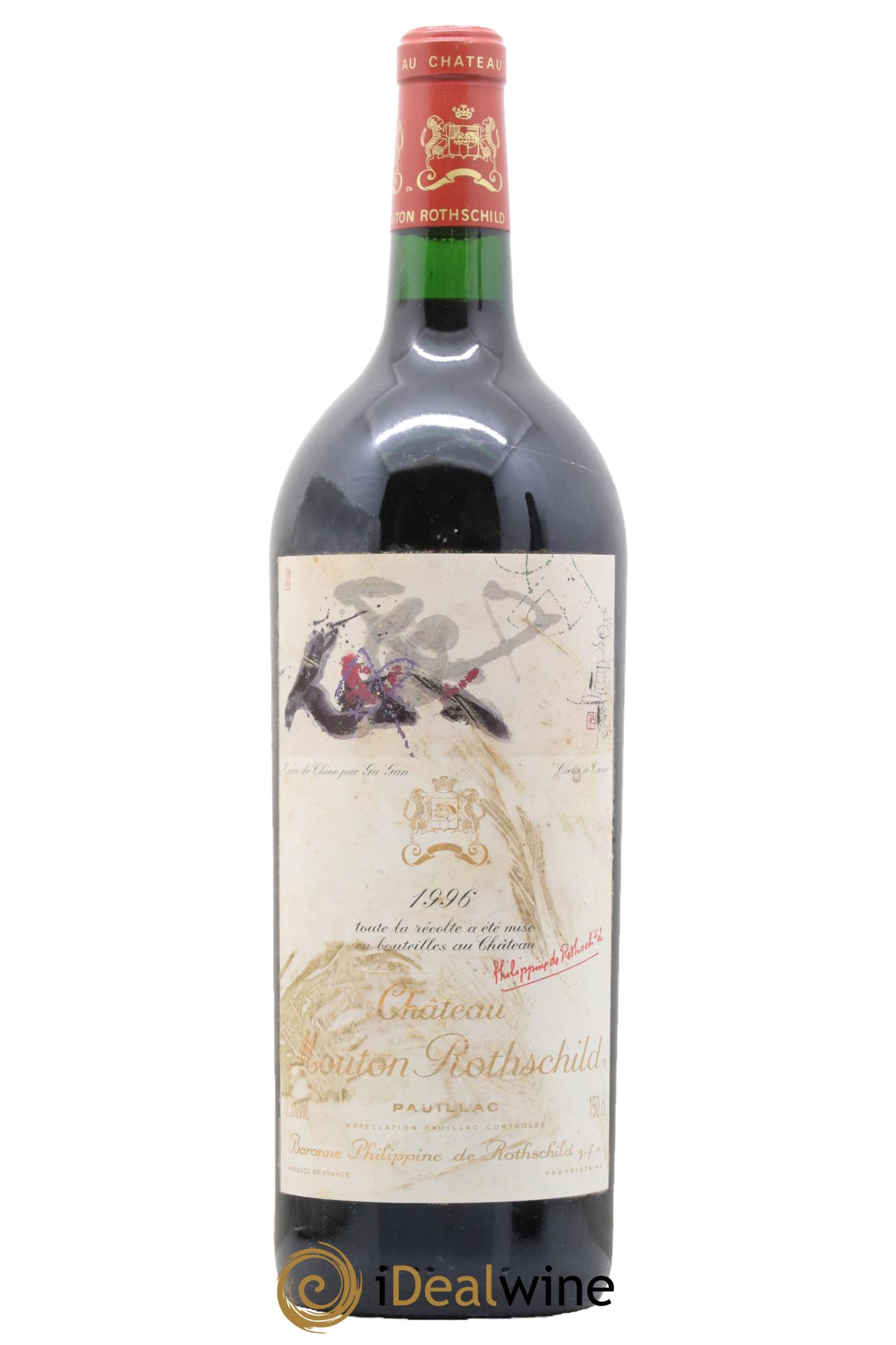 Château Mouton Rothschild 1er Grand Cru Classé 1996 - Lot de 1 magnum - 0