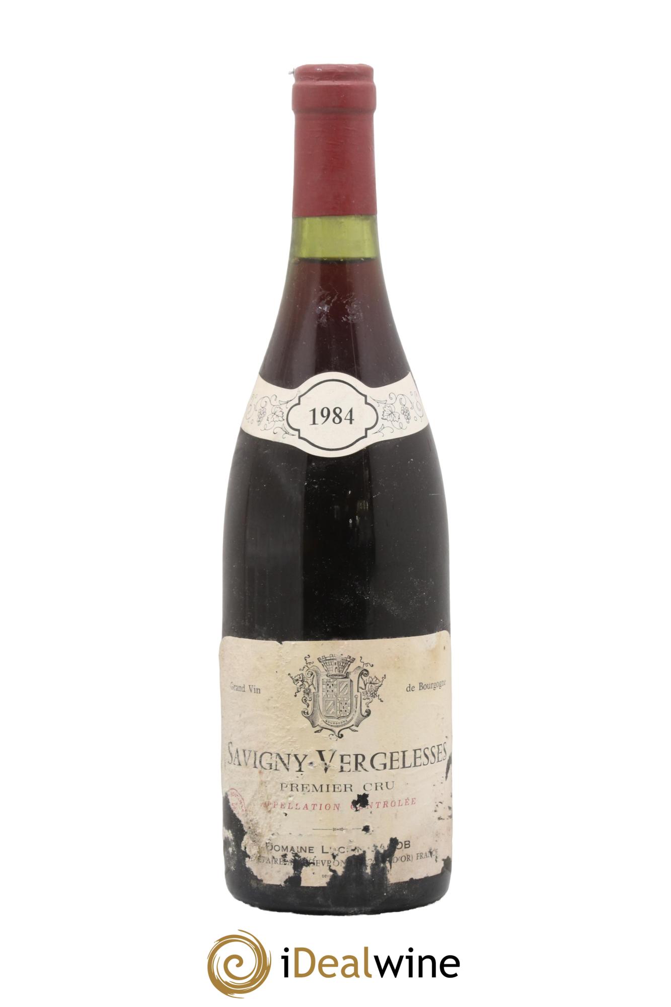 Savigny-lès-Beaune 1er Cru Vergelesses Domaine Lucien Jacob 1984 - Lot de 1 bouteille - 0
