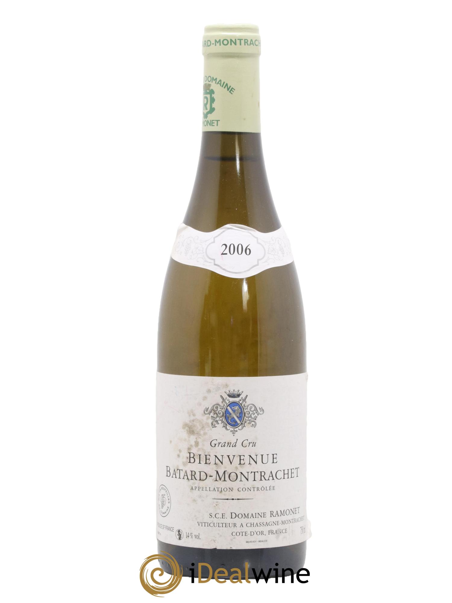 Bienvenues-Bâtard-Montrachet Grand Cru Ramonet (Domaine) 2006 - Lot de 1 bouteille - 0