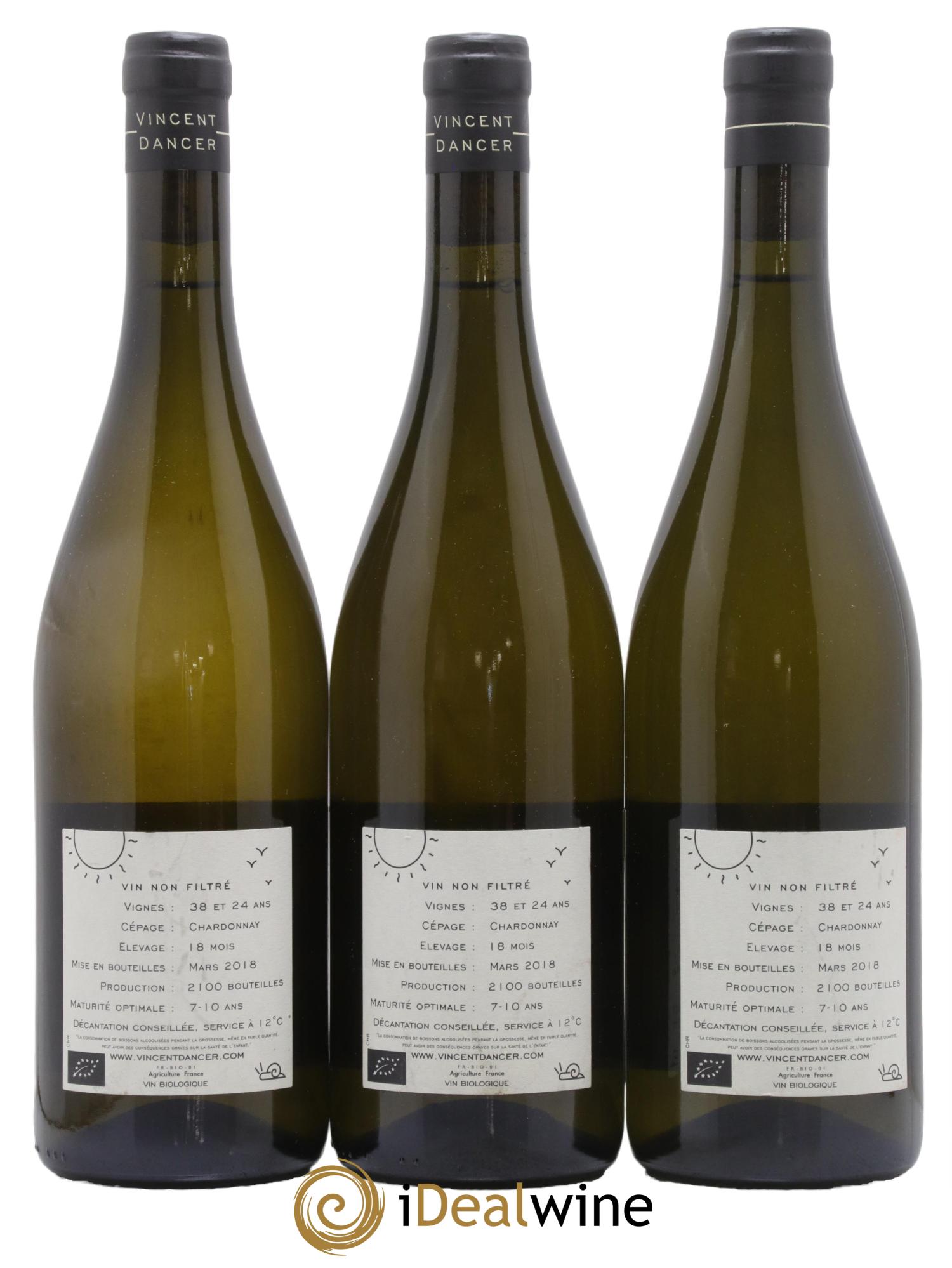 Chassagne-Montrachet 1er Cru La Romanée Vincent Dancer 2016 - Lot of 3 bottles - 1