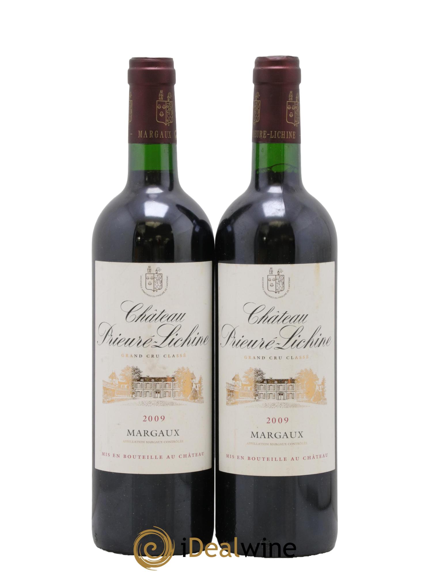 Château Prieuré Lichine 4ème Grand Cru Classé 2009 - Lot of 2 bottles - 0