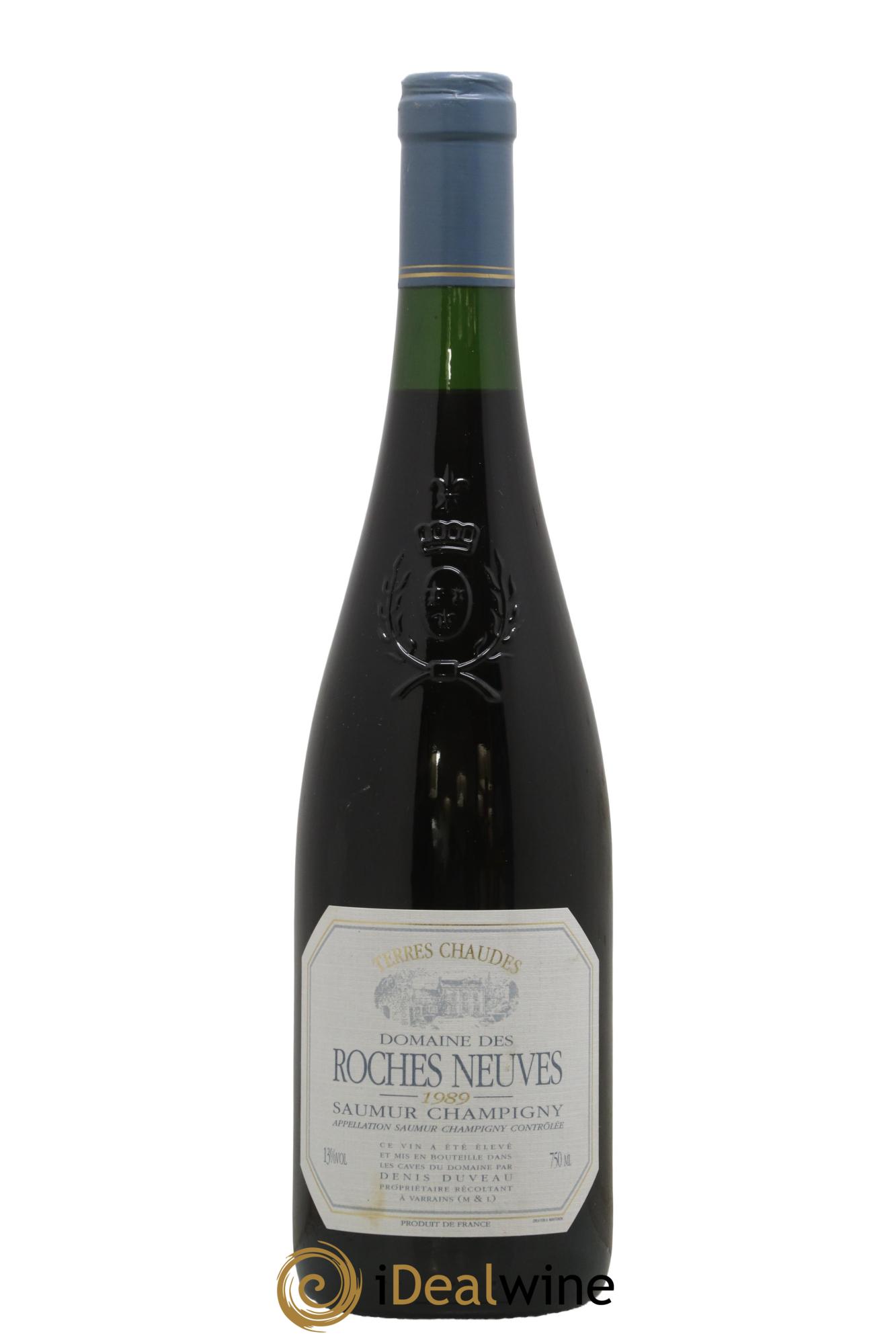 Saumur-Champigny Terres Chaudes Domaine des Roches Neuves - Thierry Germain 1989 - Lot de 1 bouteille - 0