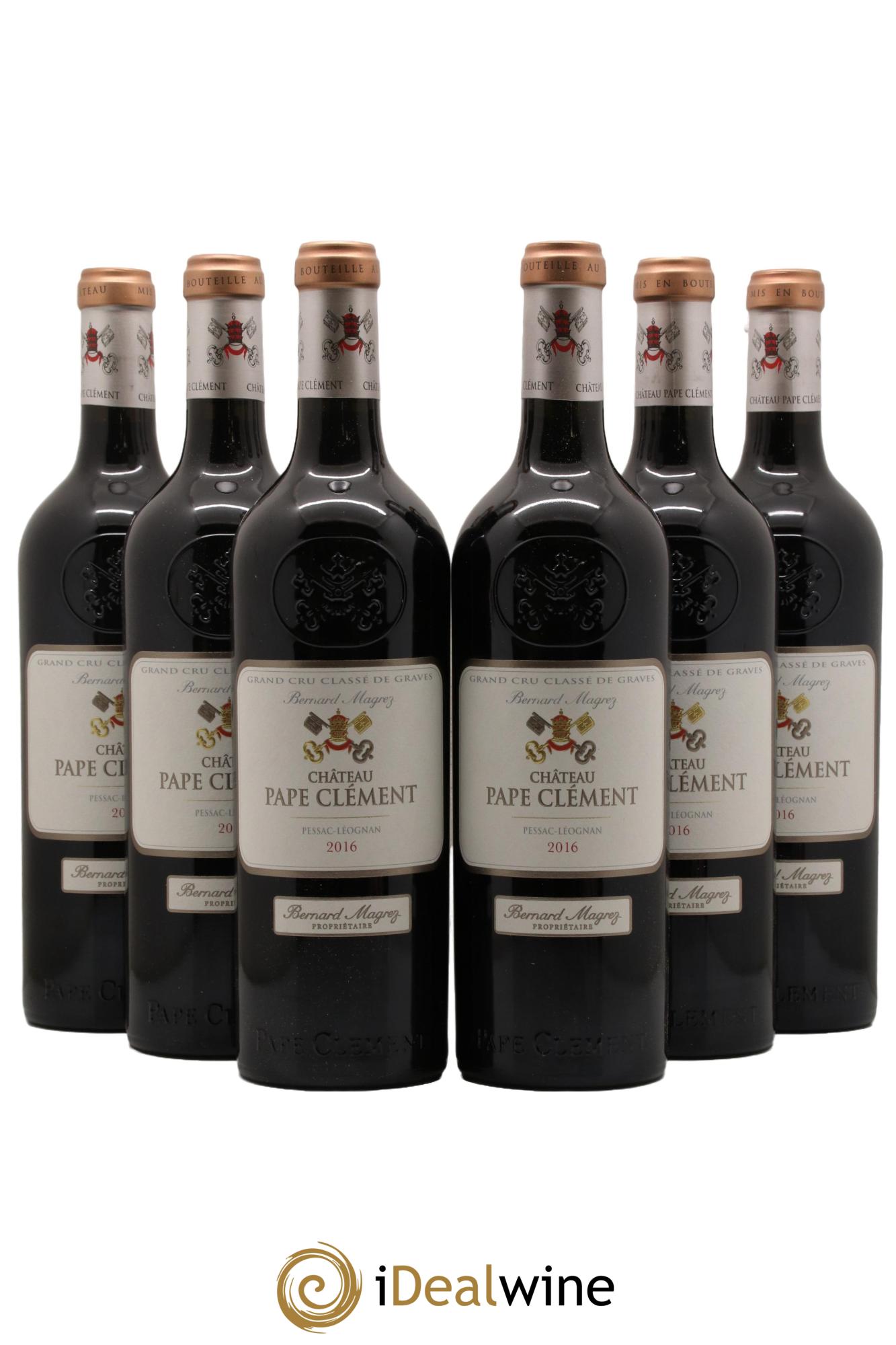 Château Pape Clément Cru Classé de Graves 2016 - Lot de 6 bouteilles - 0