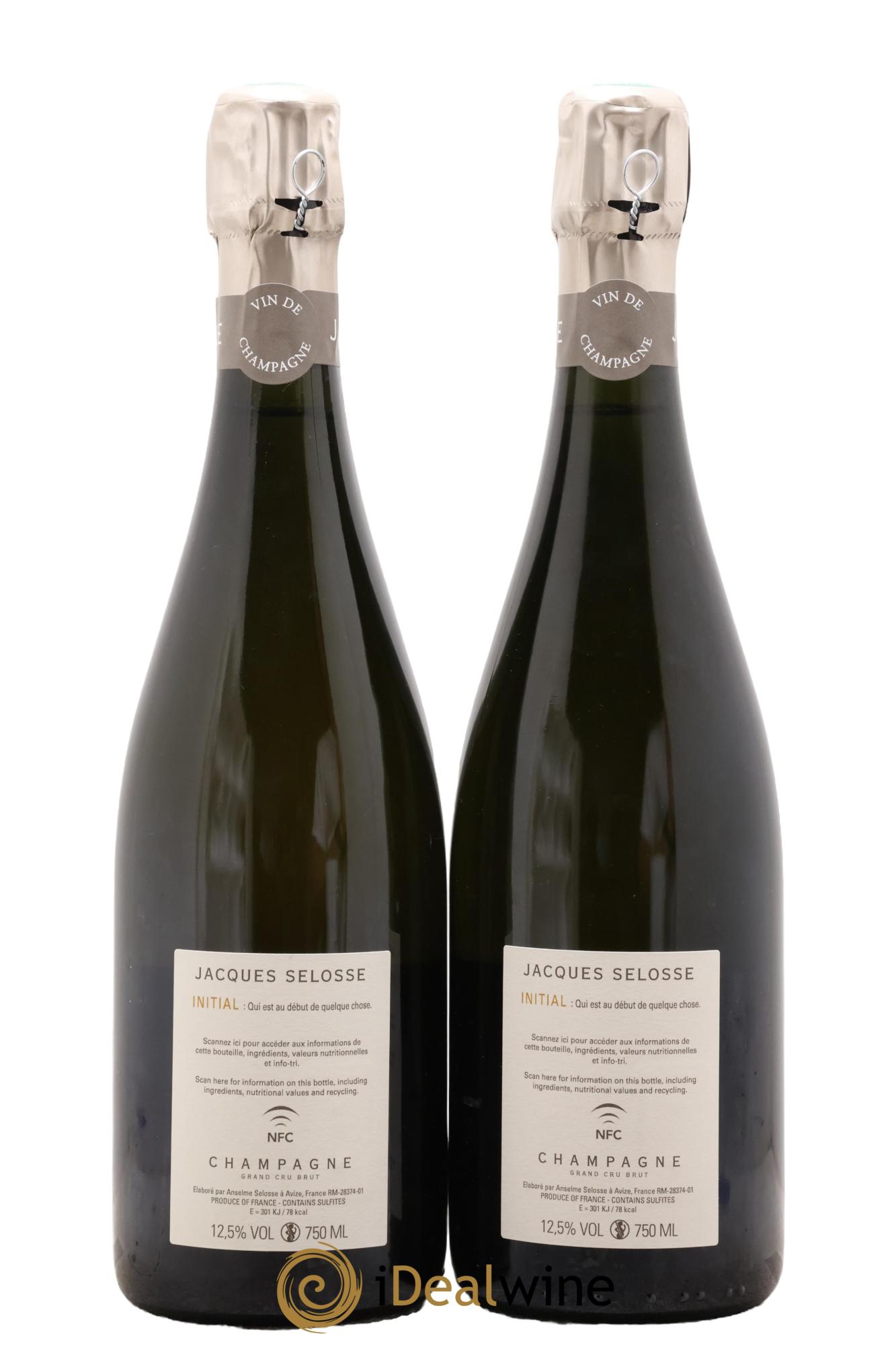 Initial Brut Jacques Selosse - Lot de 2 bouteilles - 1