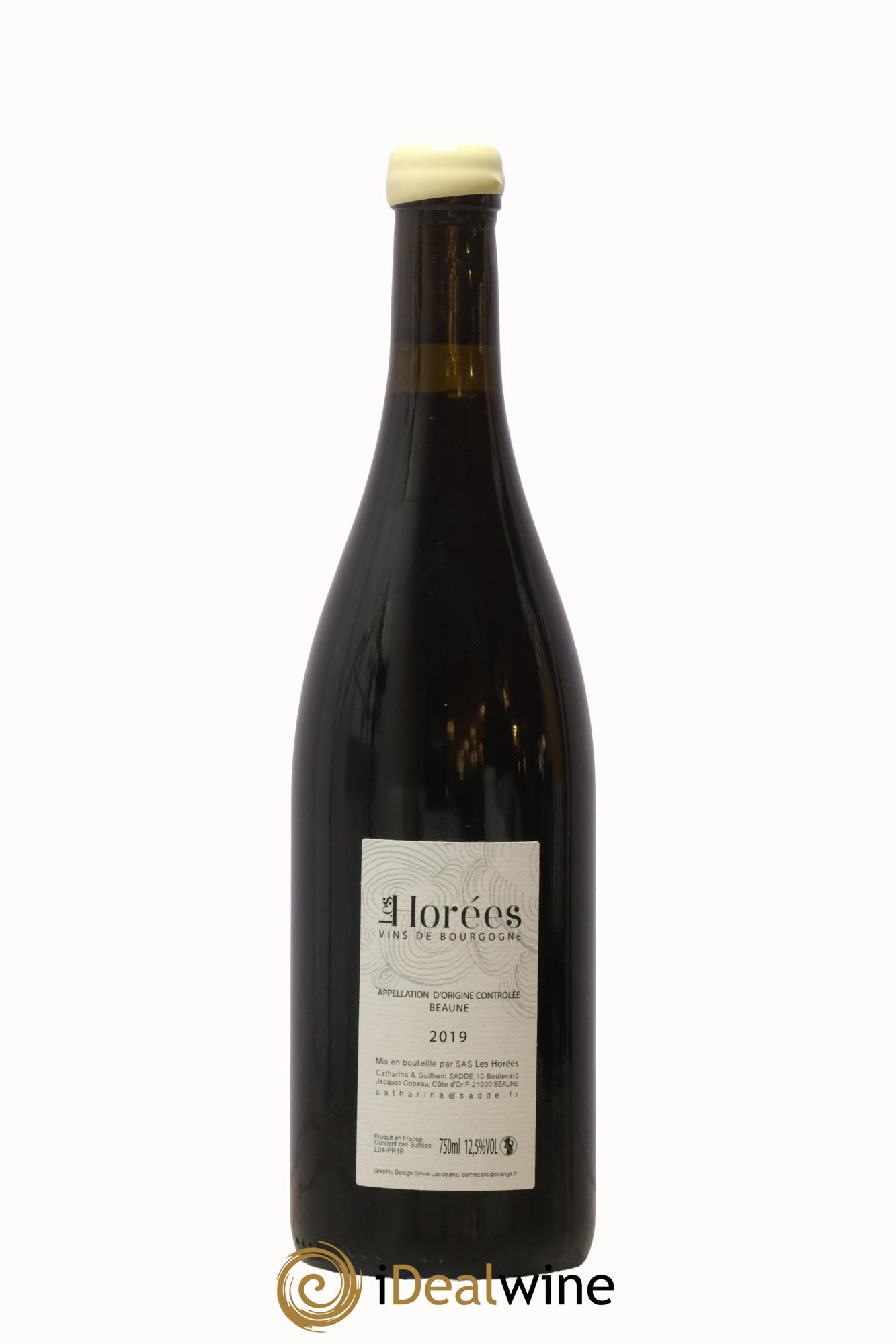 Beaune Les Prévolles Les Horées 2019 - Lot de 1 bouteille - 1