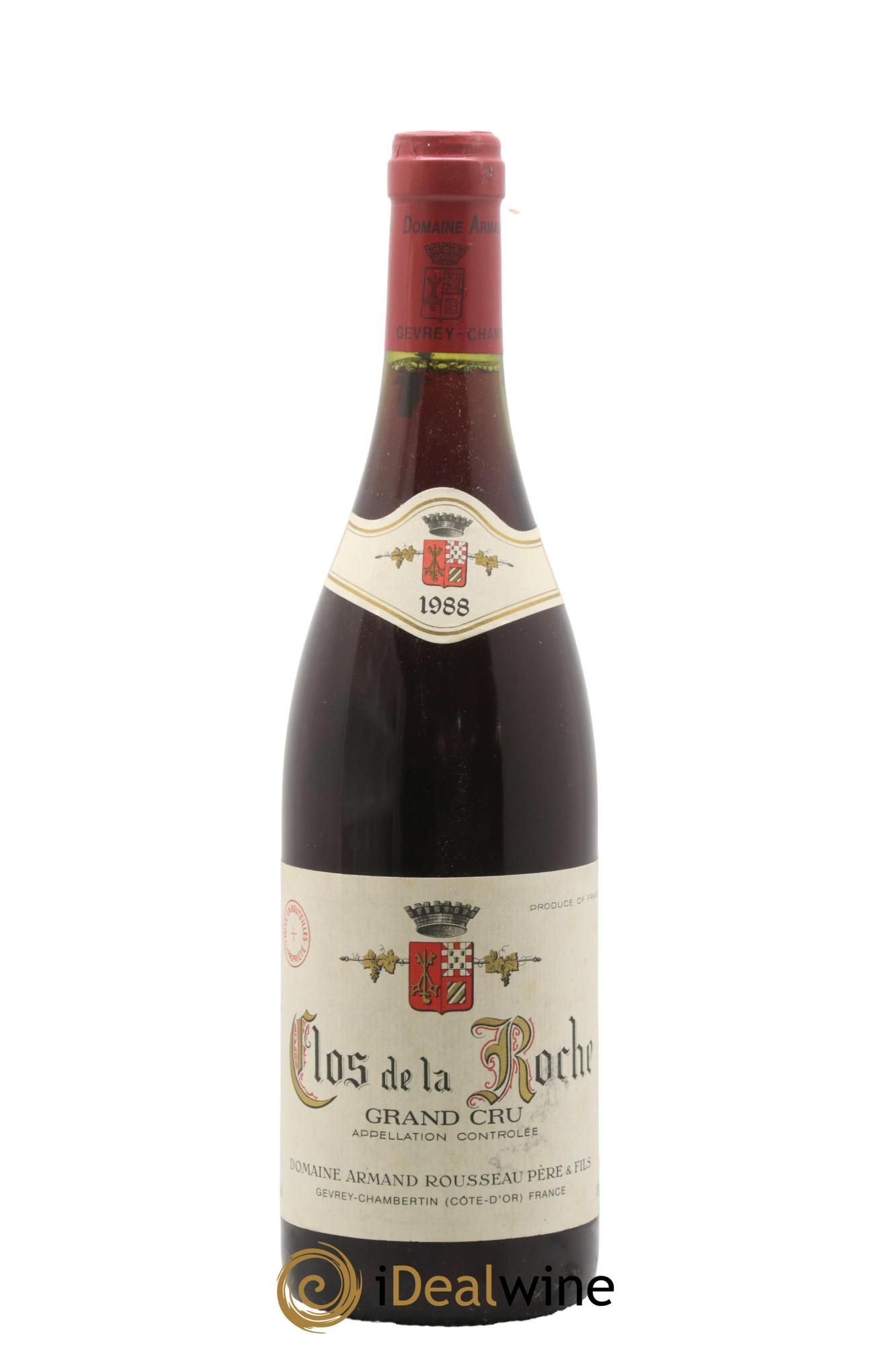 Clos de la Roche Grand Cru Armand Rousseau (Domaine) 1988 - Lot de 1 bouteille - 0