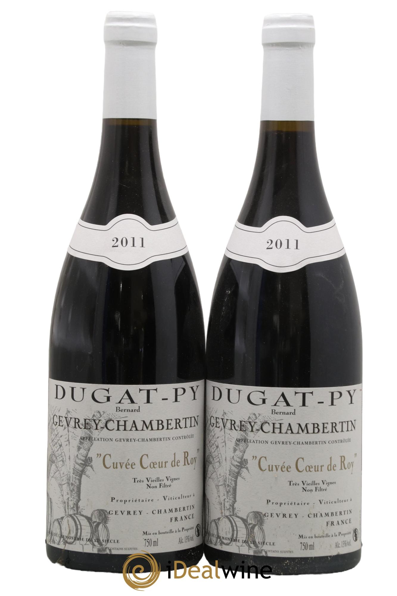 Gevrey-Chambertin Coeur de Roy Très Vieilles Vignes Dugat-Py 2011 - Lotto di 2 bottiglie - 0