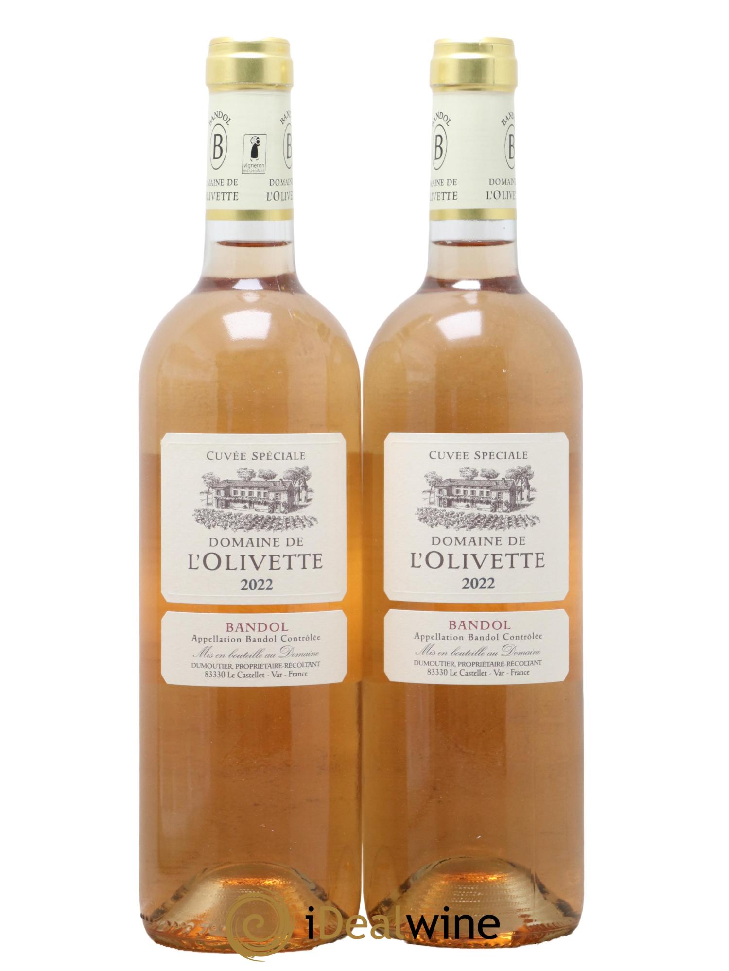 Bandol Cuvée Spéciale L'Olivette 2022 - Lotto di 2 bottiglie - 0