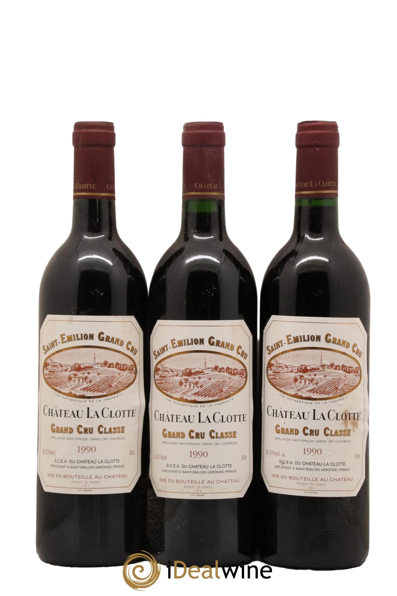 Château la Clotte  1990 - Lot de 12 bouteilles - 3