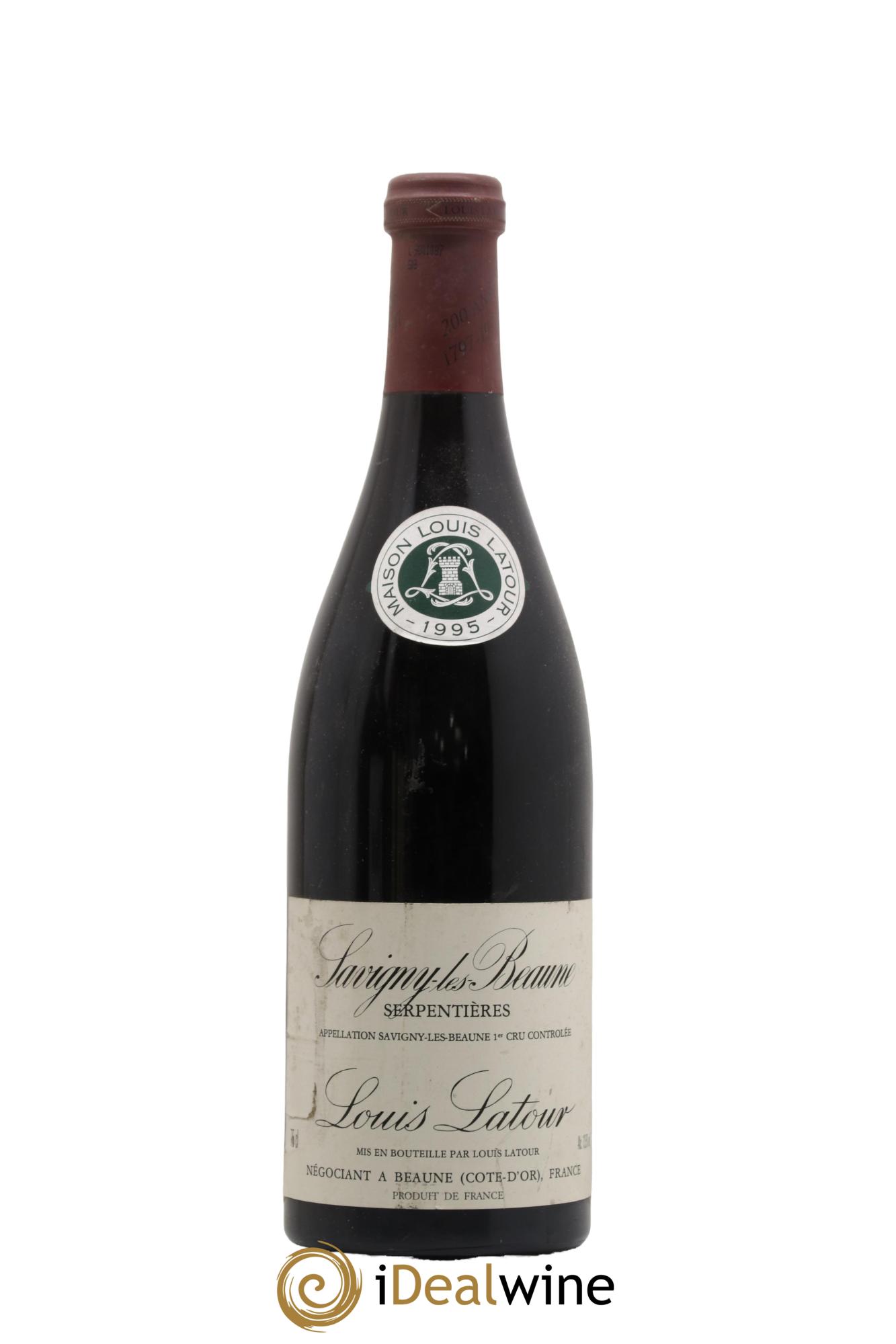 Savigny-lès-Beaune 1er Cru Les Serpentieres Maison Louis Latour 1995 - Lot de 1 bouteille - 0