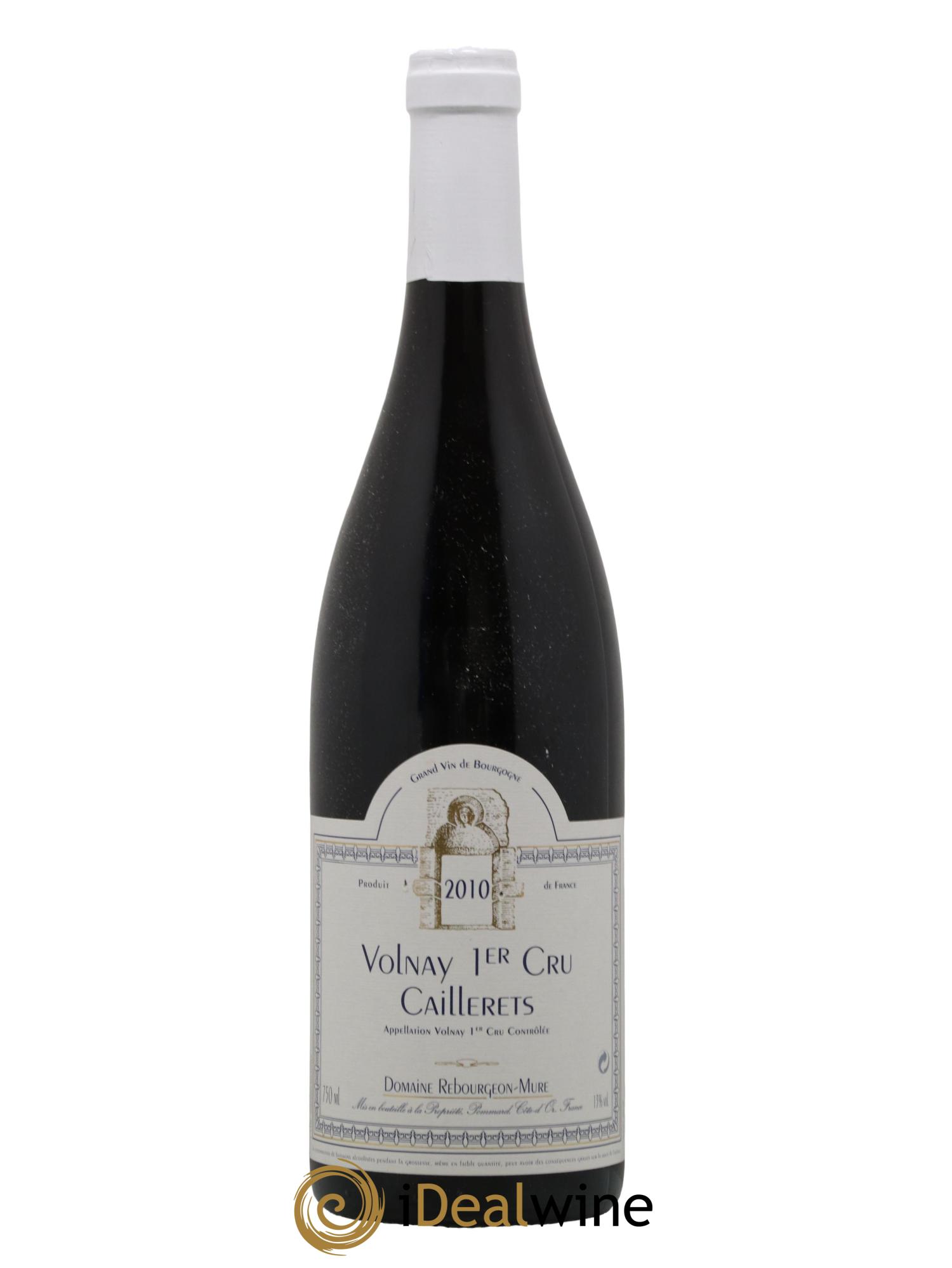 Volnay 1er Cru Caillerets Rebourgeon-Mure 2010 - Lot de 1 bouteille - 0