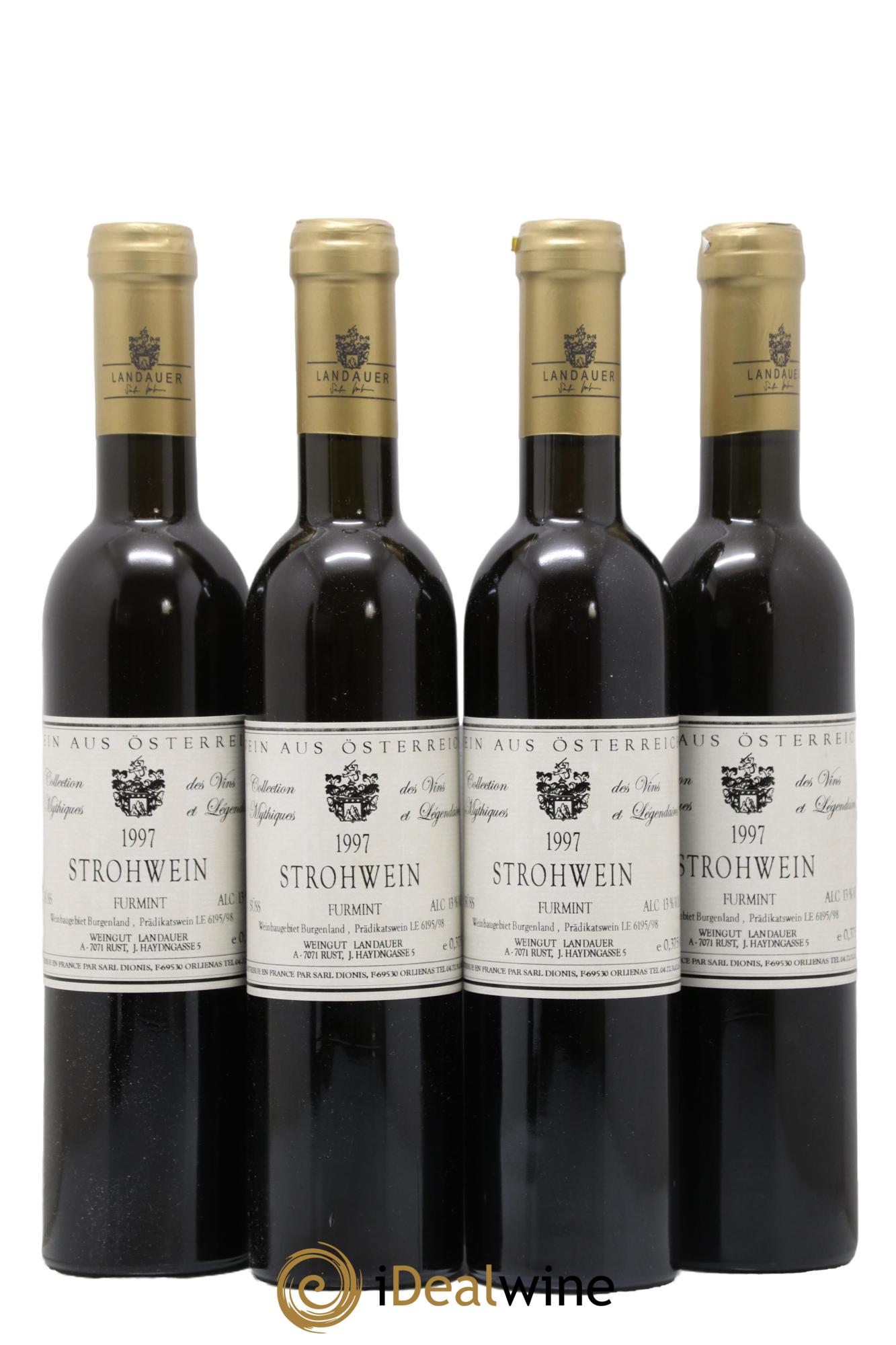 Autriche Strohwein Furmint Collection Mythiques 1997 - Lotto di 4 mezze bottiglie - 0