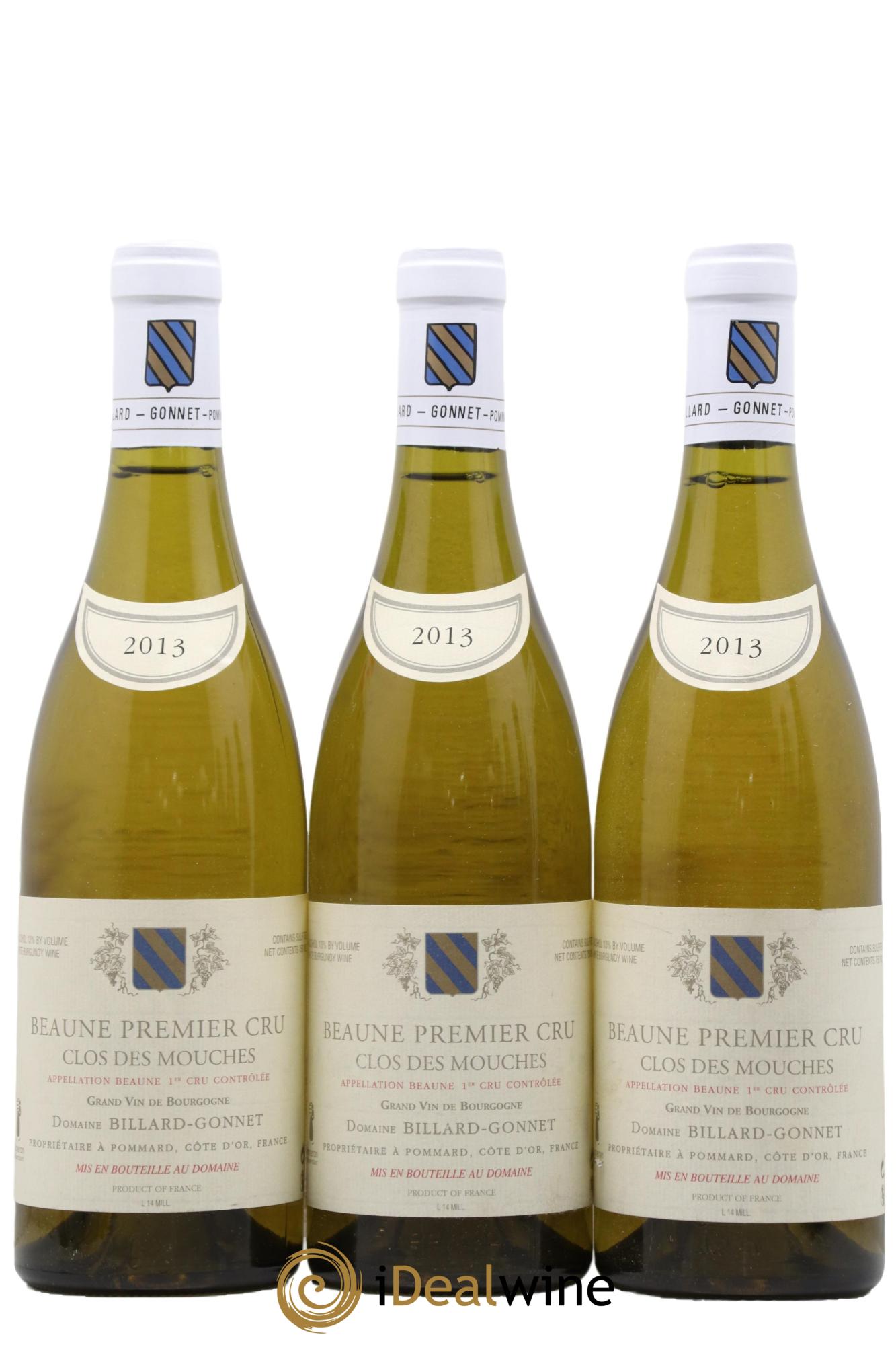 Beaune 1er Cru Clos des Mouches Billard-Gonnet 2013 - Lot de 3 bouteilles - 0