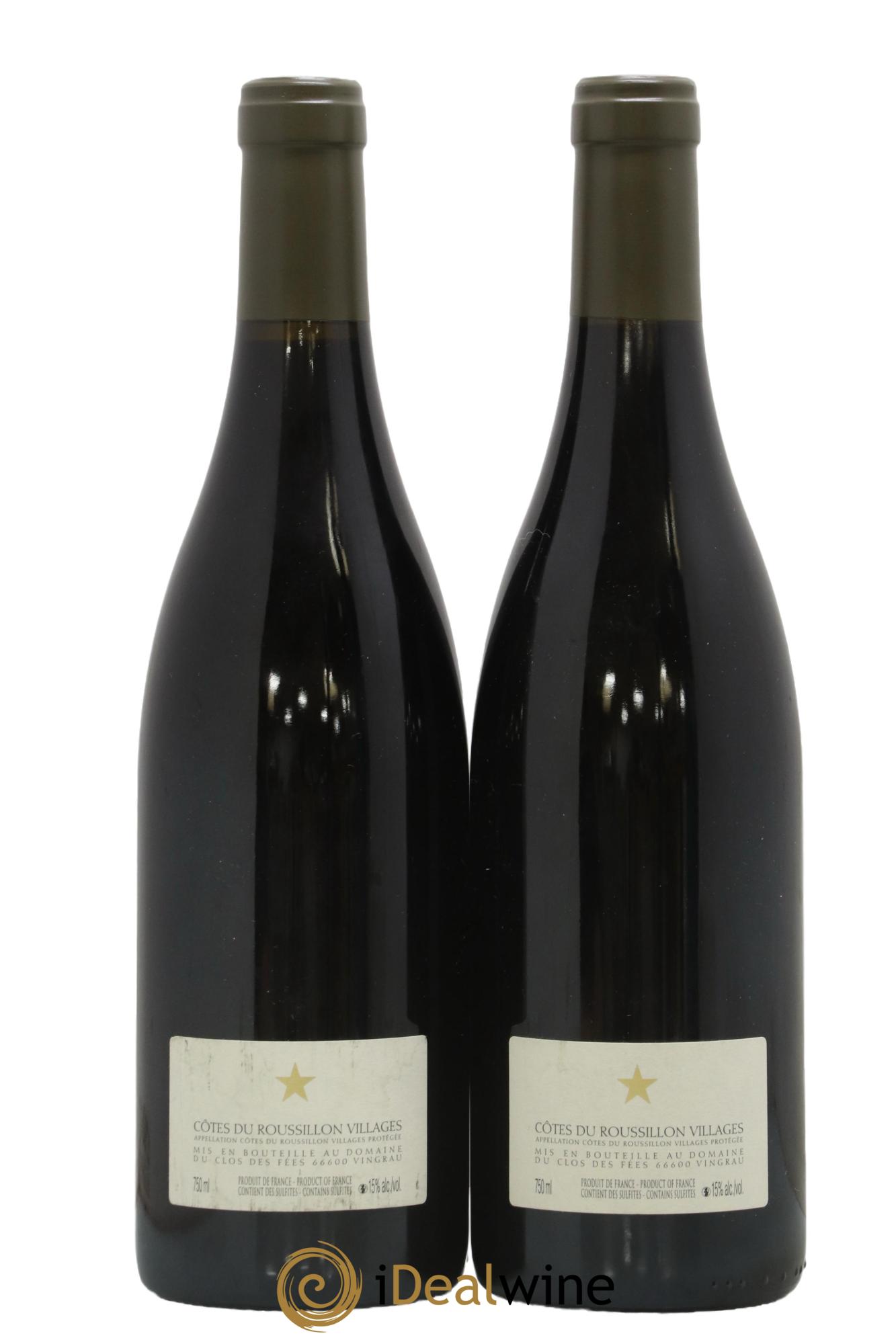 Côtes du Roussillon Villages Clos des Fées Hervé Bizeul 2016 - Lot of 2 bottles - 1
