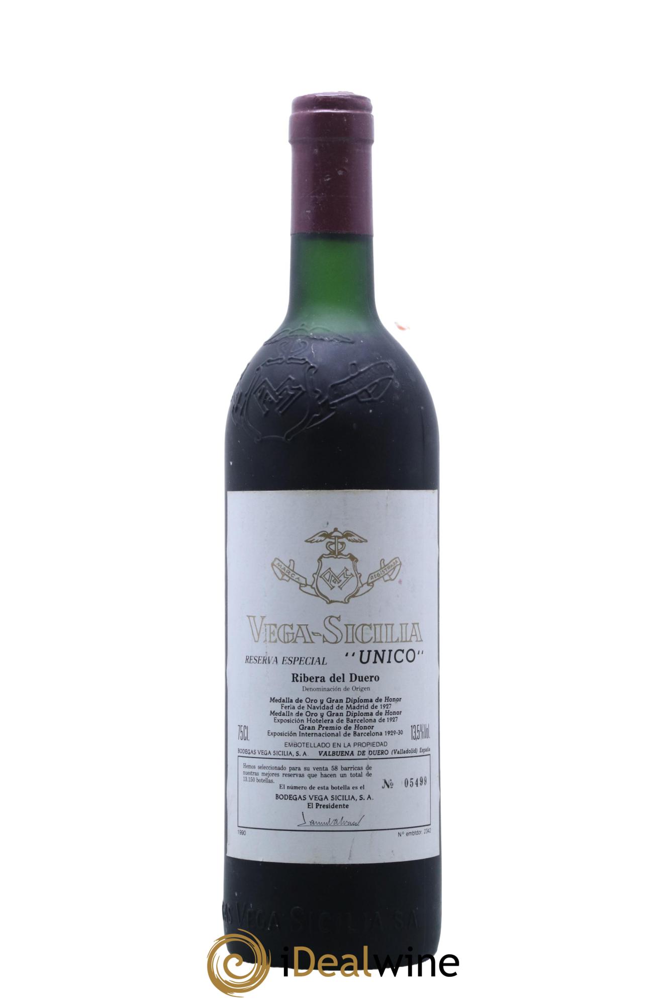 Ribera Del Duero Vega Sicilia Unico Reserva Especial Famille Alvarez - Lot de 1 bouteille - 0