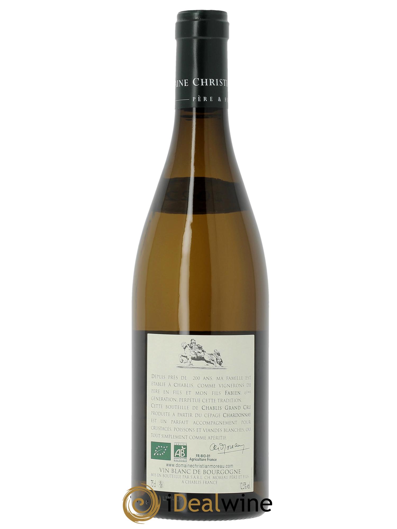 Chablis Grand Cru Vaudésir Christian Moreau 2022 - Lotto di 1 bottiglia - 1