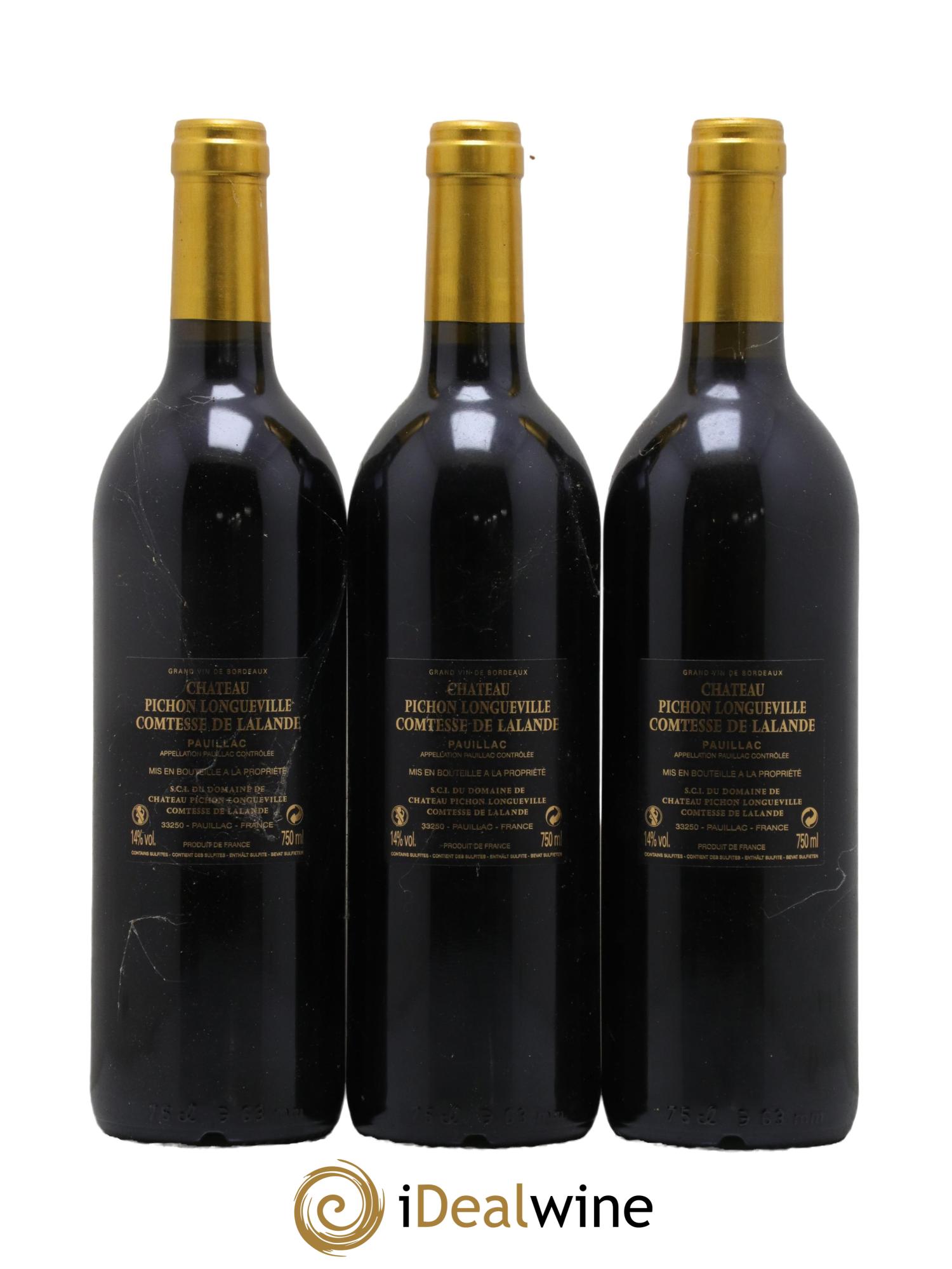 Château Pichon Longueville Comtesse de Lalande 2ème Grand Cru Classé 2010 - Lotto di 6 bottiglie - 4