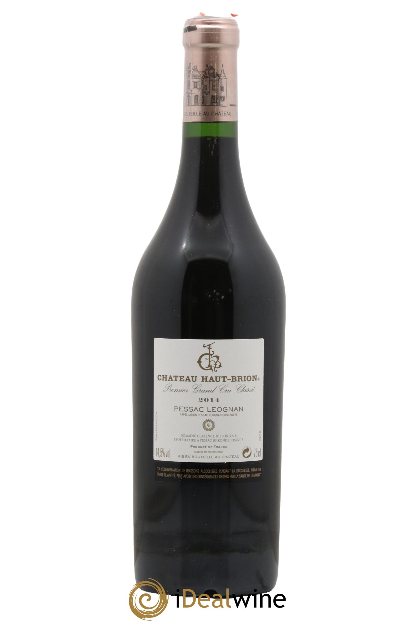 Château Haut Brion 1er Grand Cru Classé 2014 - Lot of 1 bottle - 2
