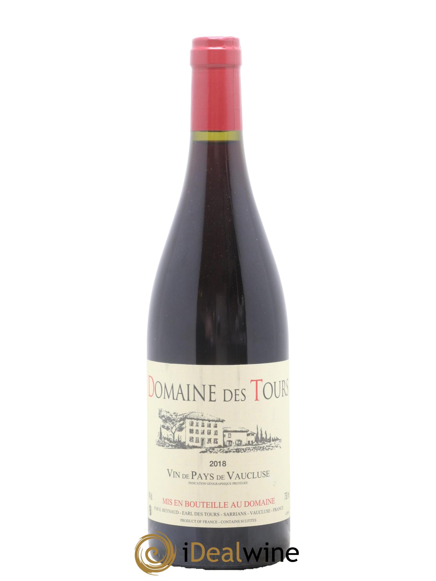 Vaucluse (Vin de Pays de Vaucluse) Domaine des Tours Emmanuel Reynaud 2018 - Lot de 1 bouteille - 0
