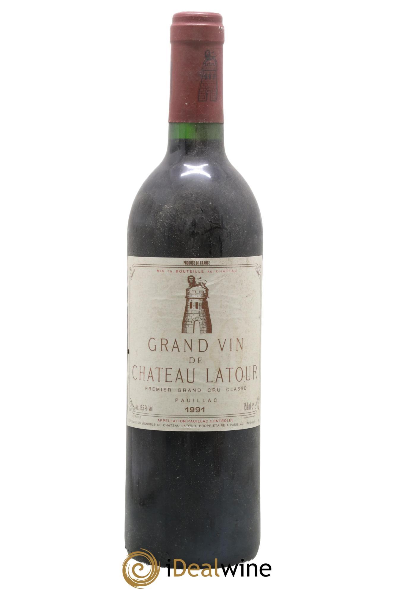 Château Latour 1er Grand Cru Classé 1991 - Lotto di 1 bottiglia - 0