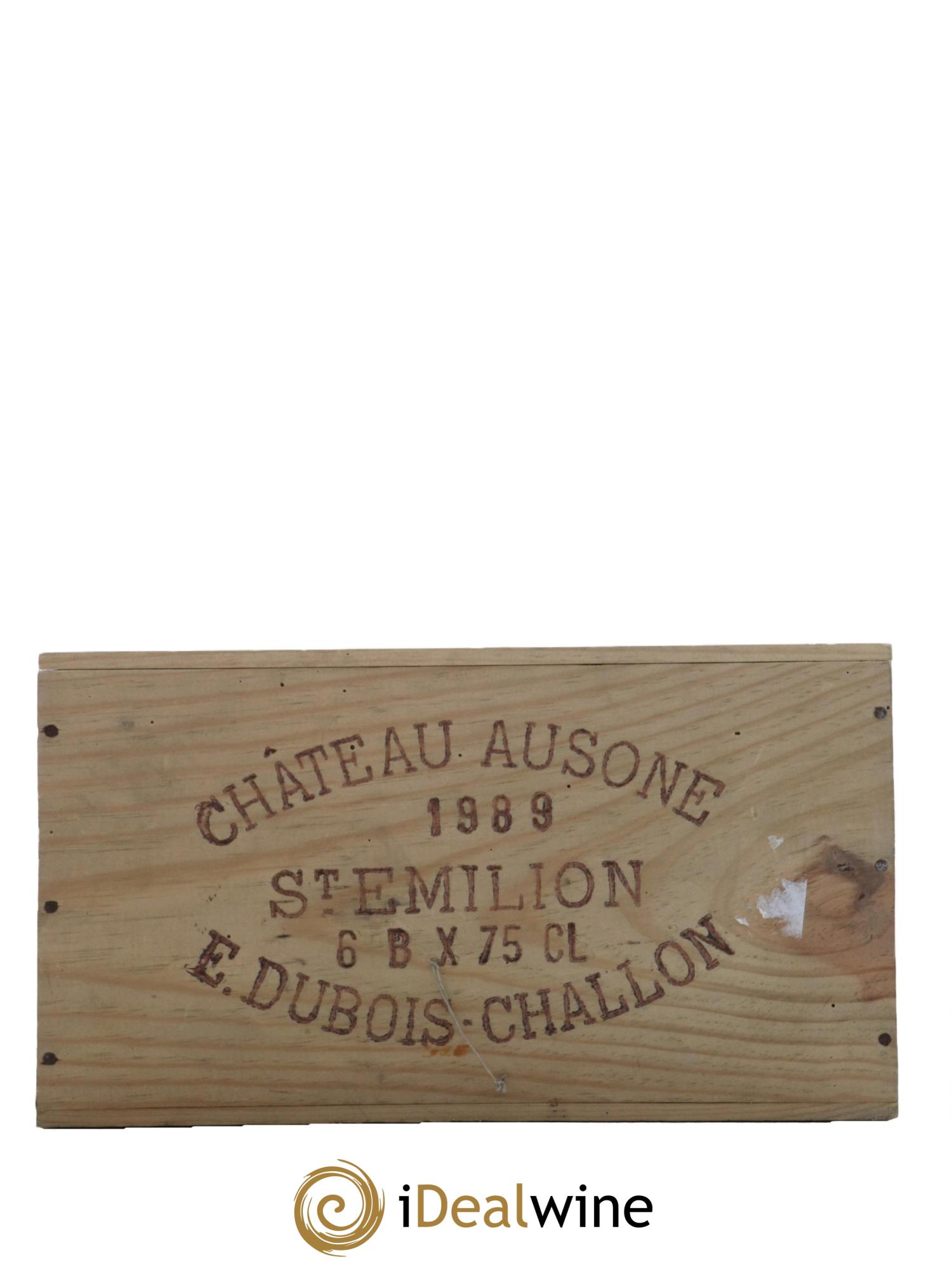 Château Ausone 1er Grand Cru Classé A 1989 - Lotto di 6 bottiglie - 4