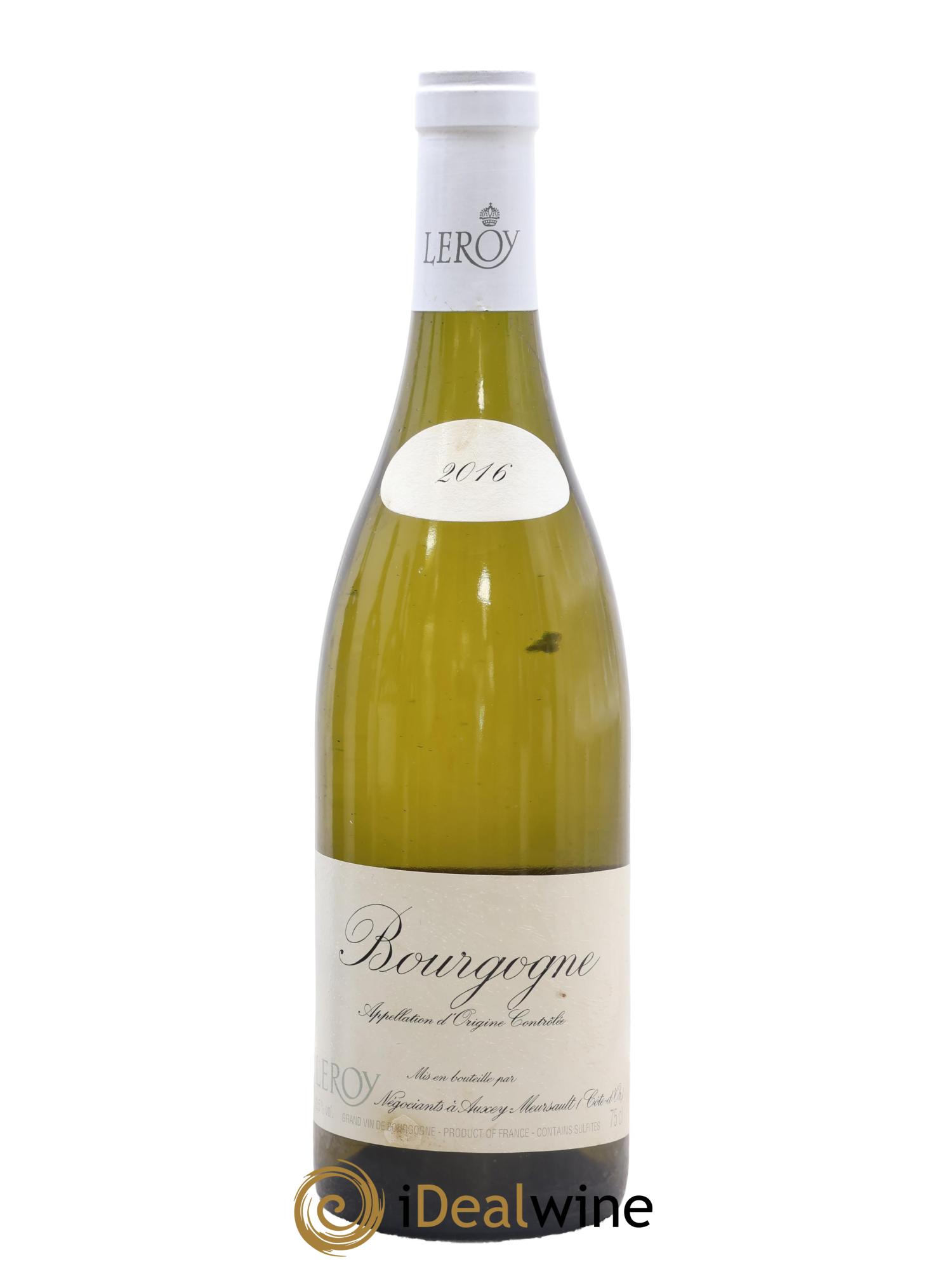 Bourgogne Leroy SA 2016 - Lot de 1 bouteille - 0