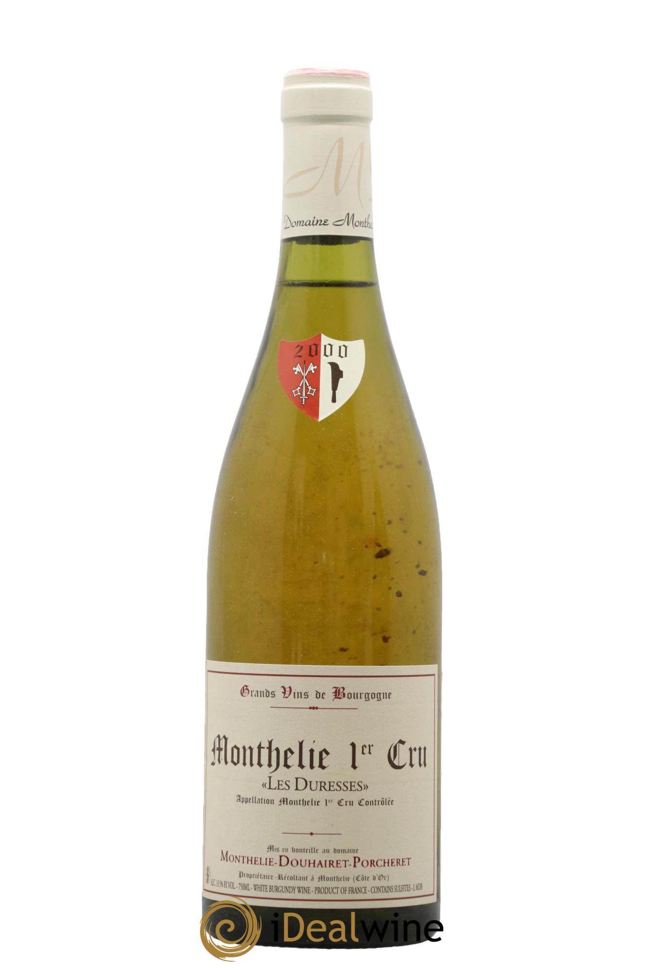 Monthélie 1er Cru Les Duresses Domaine Douhairet Porcheret 2000 - Lot de 1 bouteille - 0