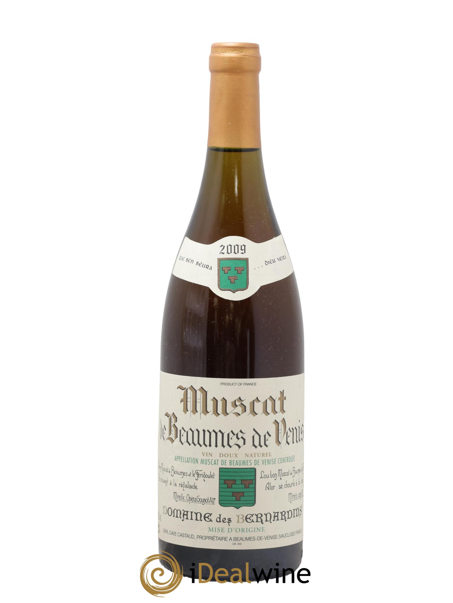 Muscat de Beaumes de Venise des Bernardins (Domaine) 2009 - Lot de 1 bouteille - 0