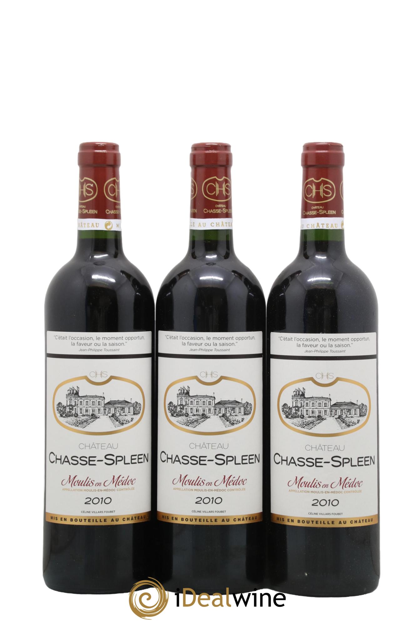 Château Chasse Spleen 2010 - Lot de 6 bouteilles - 2
