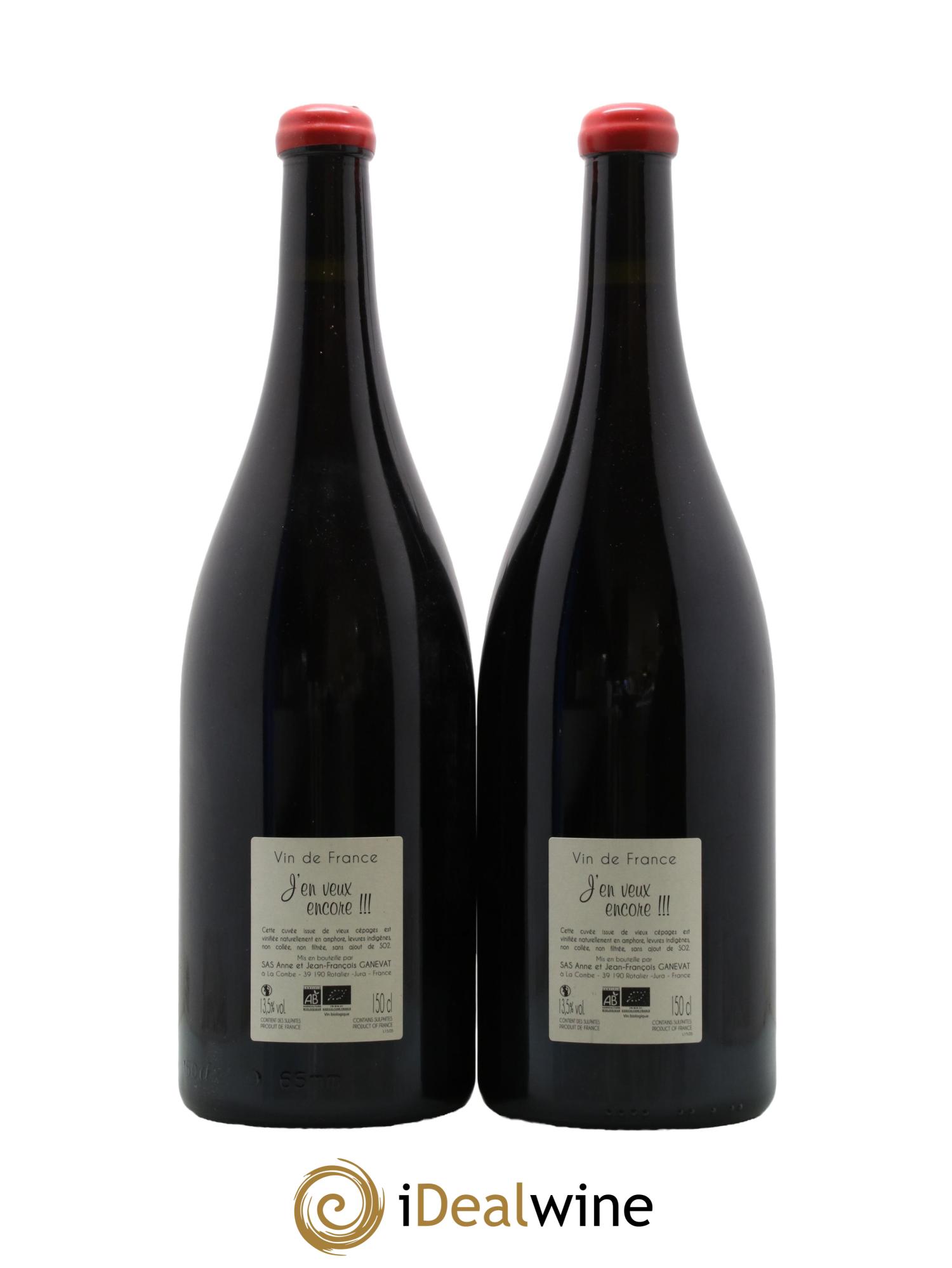 Vin de France J'en veux encore Anne et Jean François Ganevat 2015 - Lot de 2 magnums - 1