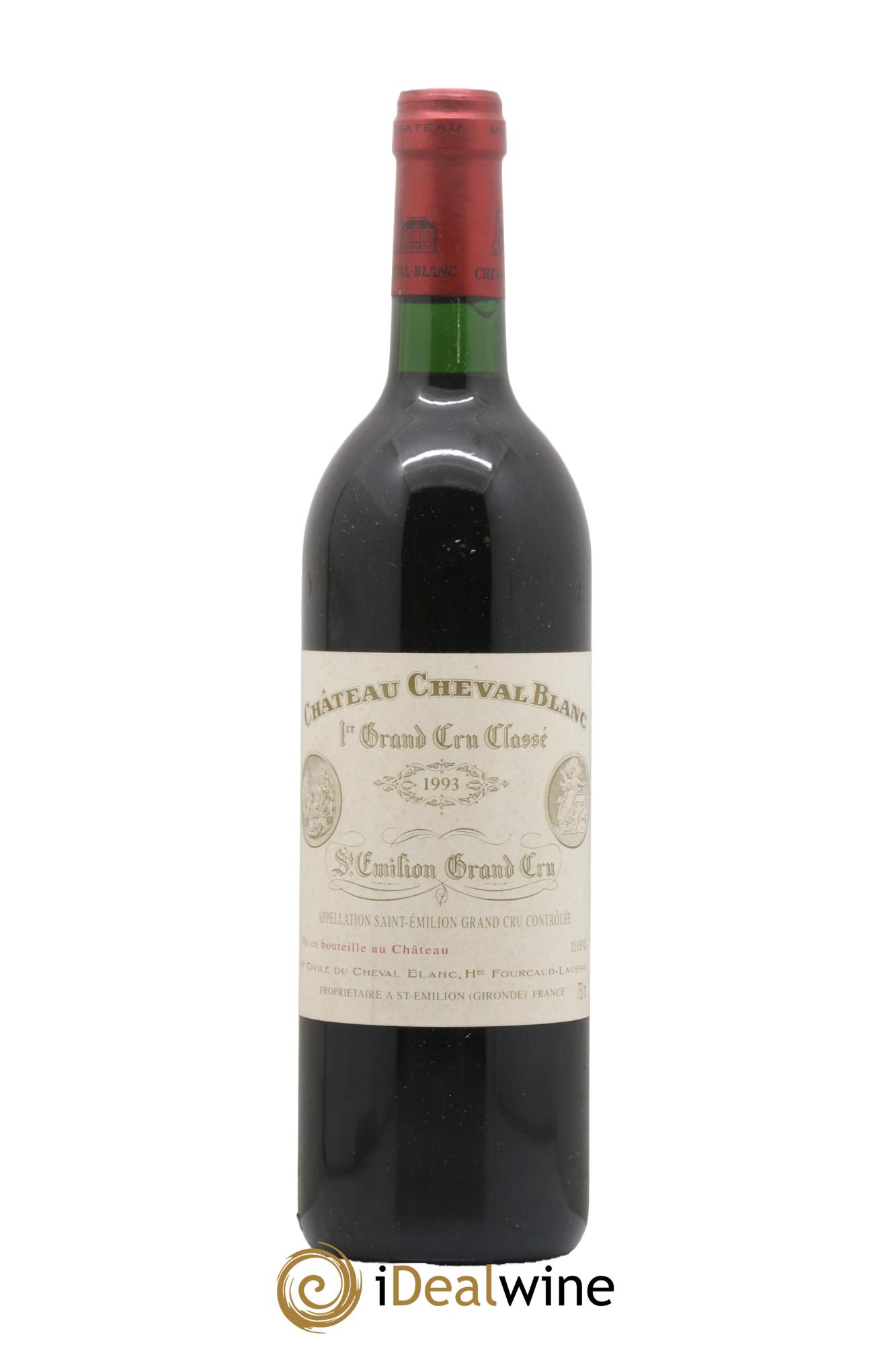 Château Cheval Blanc 1er Grand Cru Classé A 1993 - Lot de 1 bouteille - 0