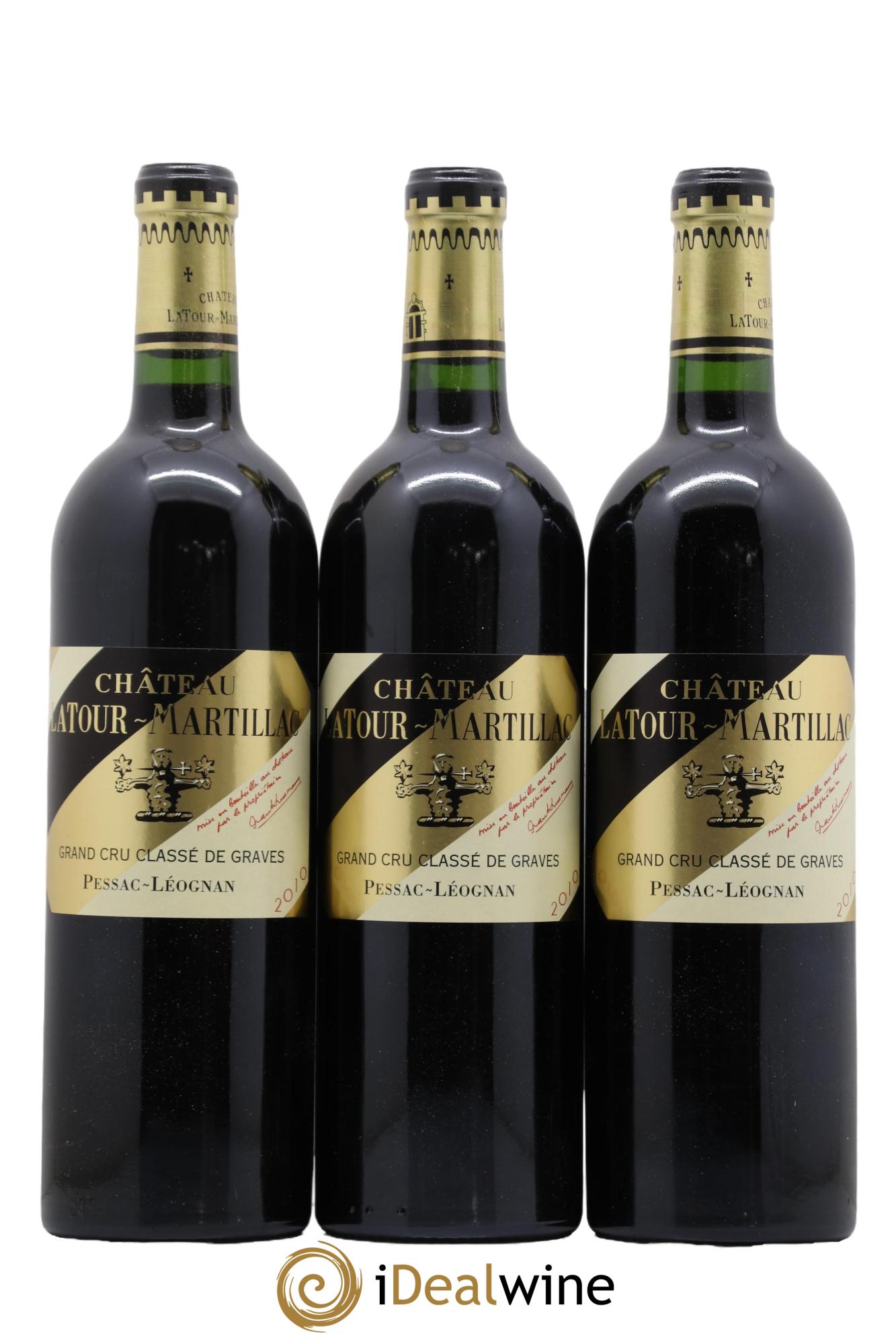 Château Latour-Martillac Cru Classé de Graves 2010 - Lot of 12 bottles - 1