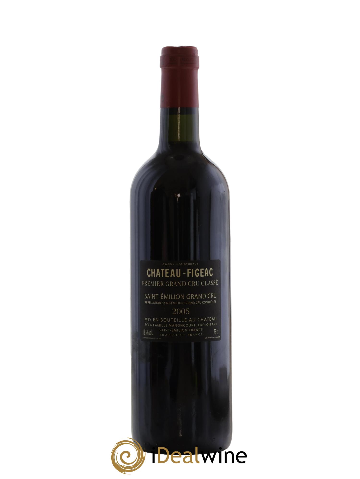 Château Figeac 1er Grand Cru Classé A 2005 - Lotto di 1 bottiglia - 1