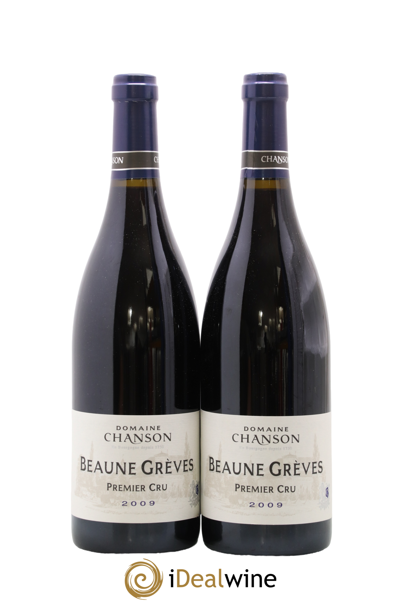 Beaune 1er Cru Grèves Chanson 2009 - Lot de 2 bouteilles - 0